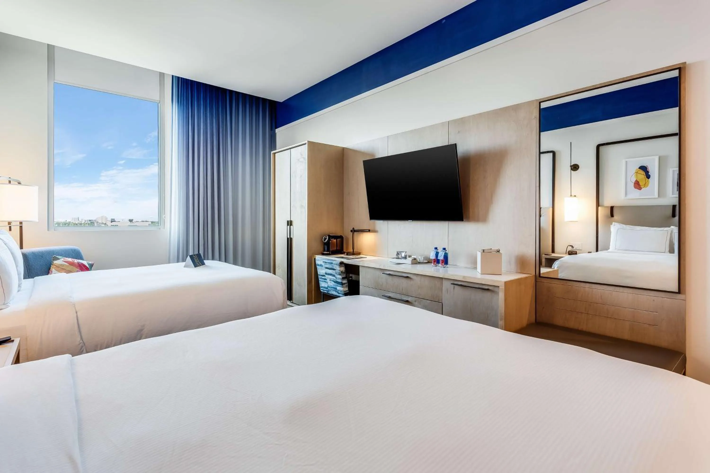 Queen Room with Two Queen Beds and Sofa Bed - Kitchen in SERENA Hotel Aventura Miami, Tapestry Collection by Hilton