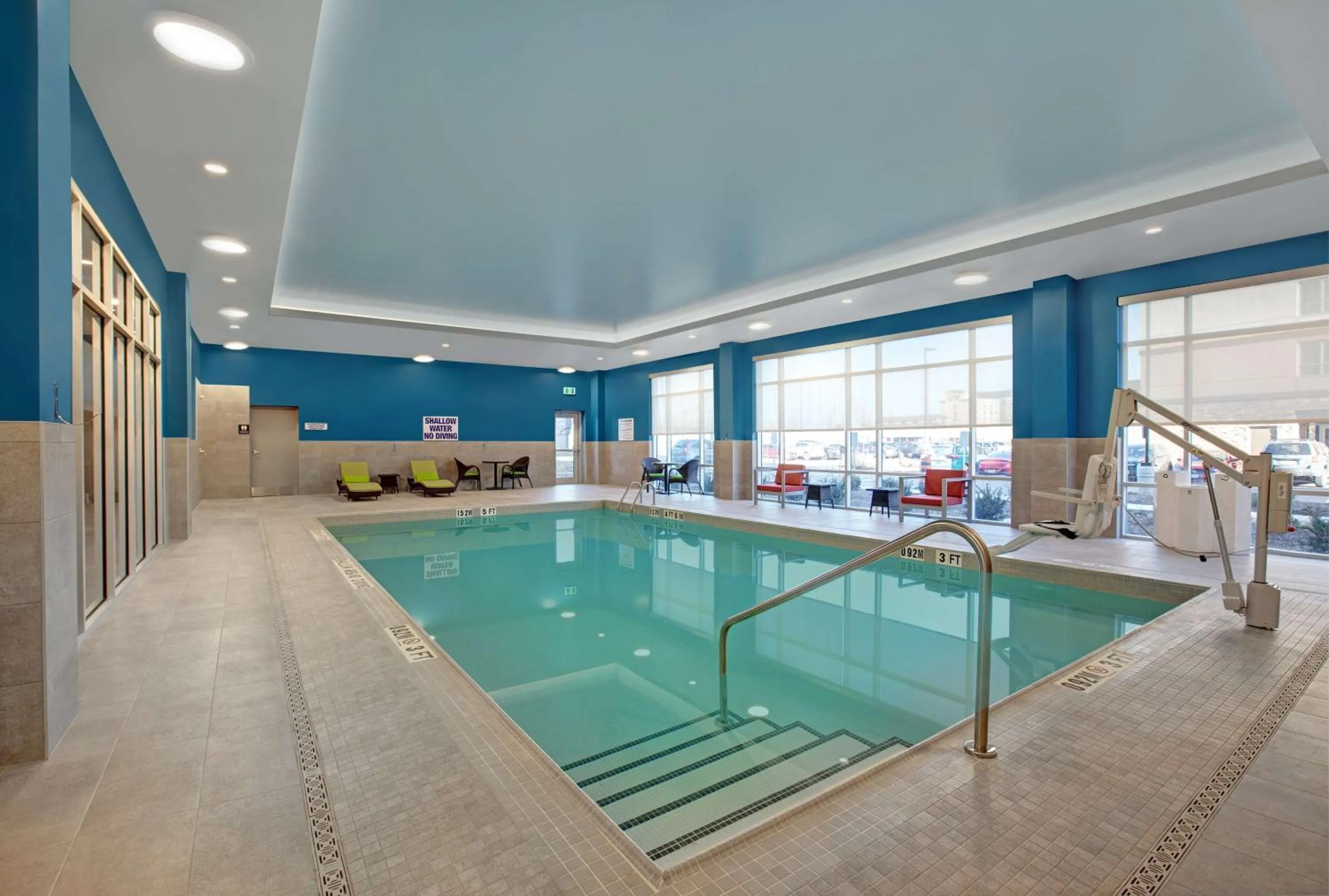 Pool view in Hampton Inn & Suites By Hilton Waterloo St. Jacobs