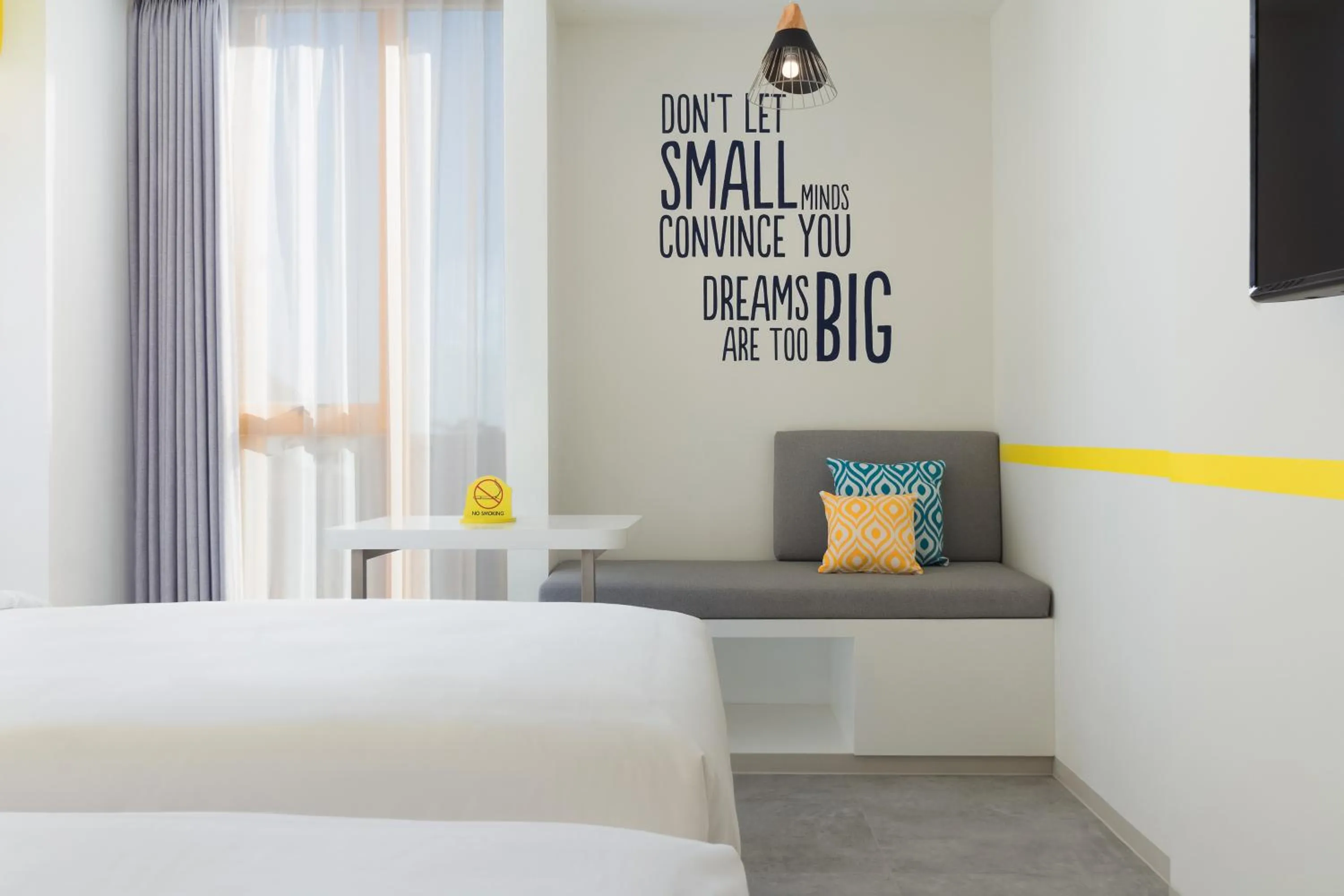 Family Package - Interconnecting Rooms at YELLO Room in YELLO Hotel Kuta Beachwalk Bali