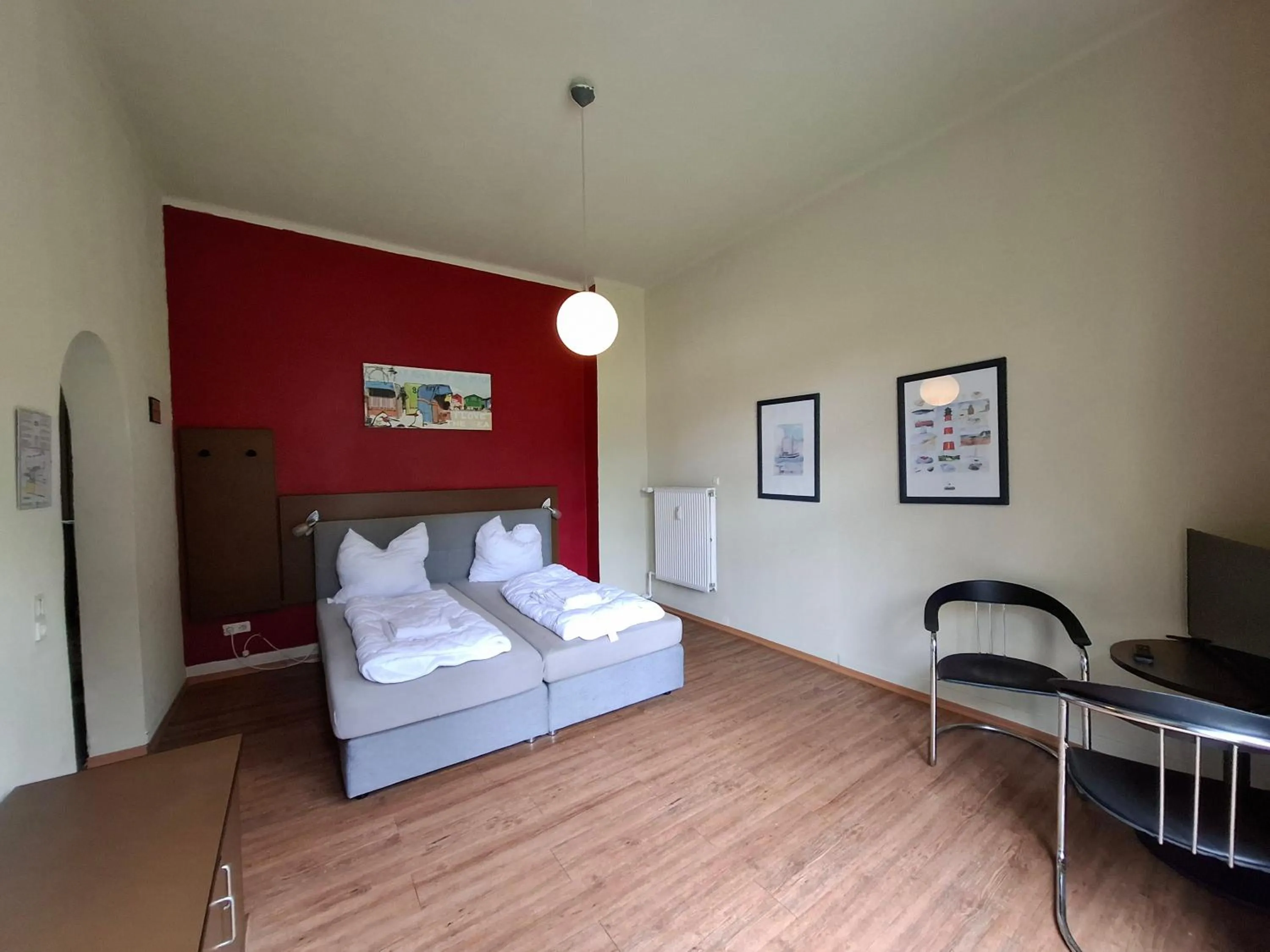 Classic Quadruple Room with Balcony in Hostel Goslar