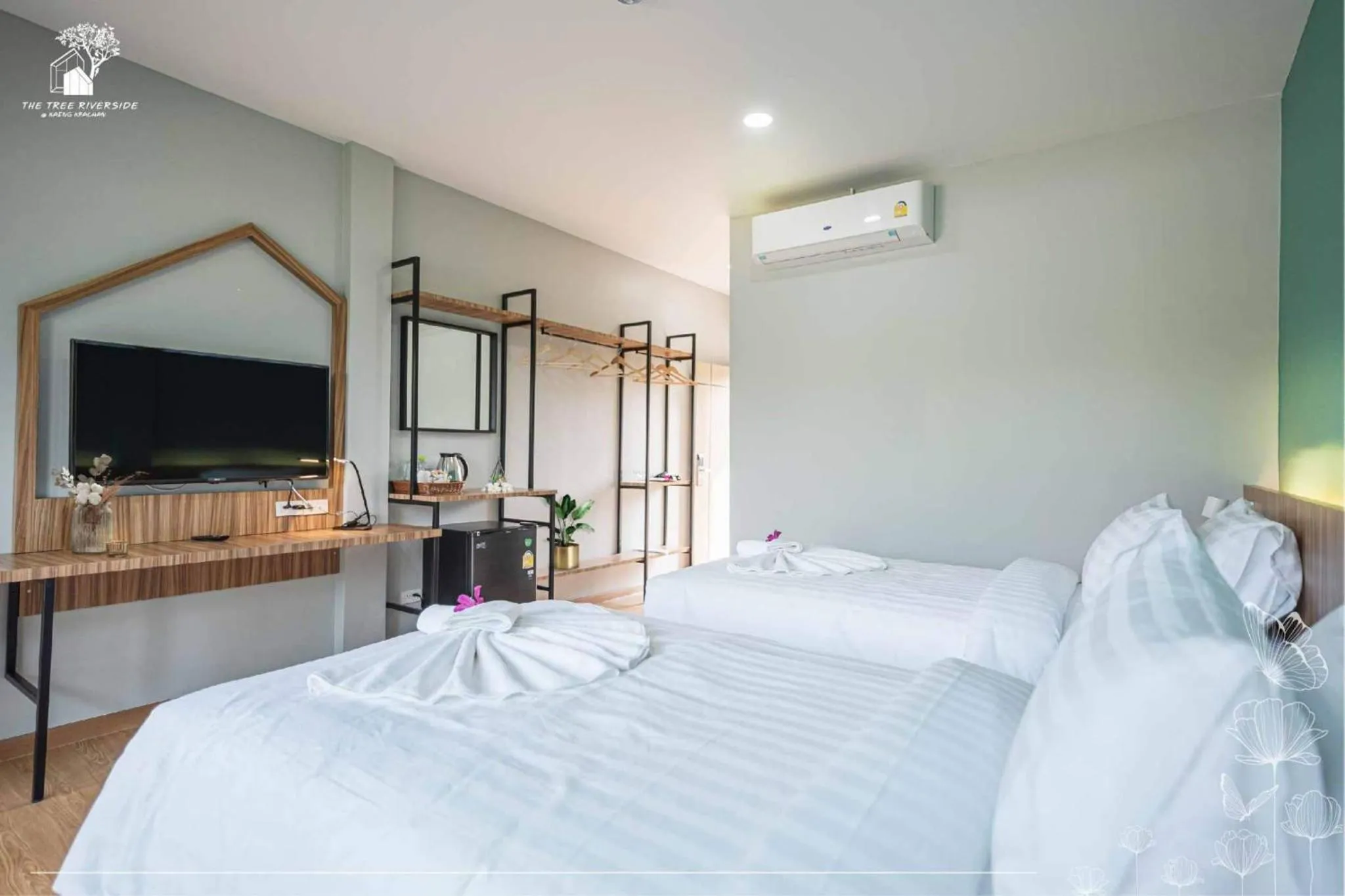 Superior Twin Room in The Tree Riverside Resort Kaeng Krachan