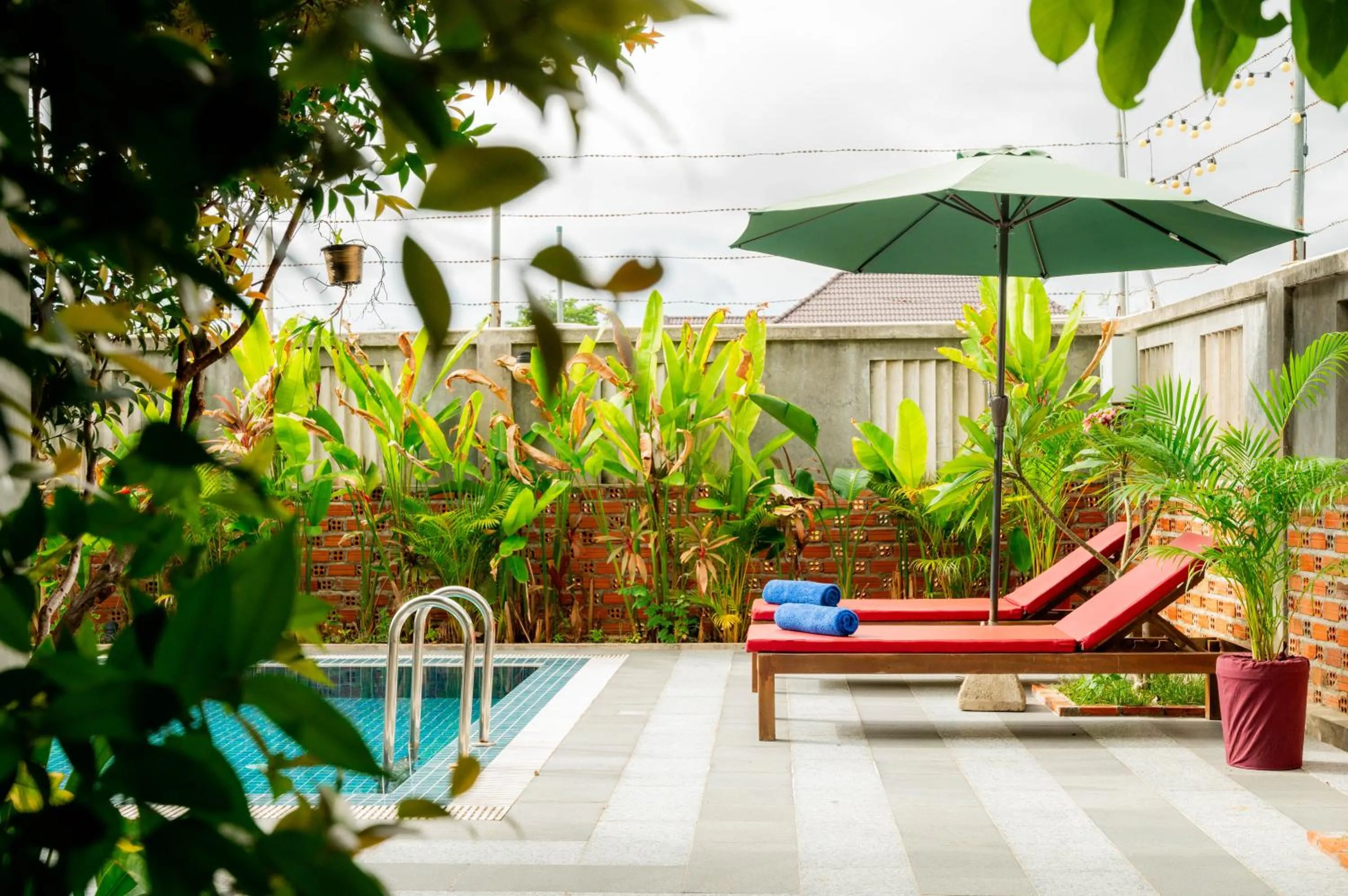 Villa with Private Pool - Free Shuttle to Town in Kampot Sweet Boutique