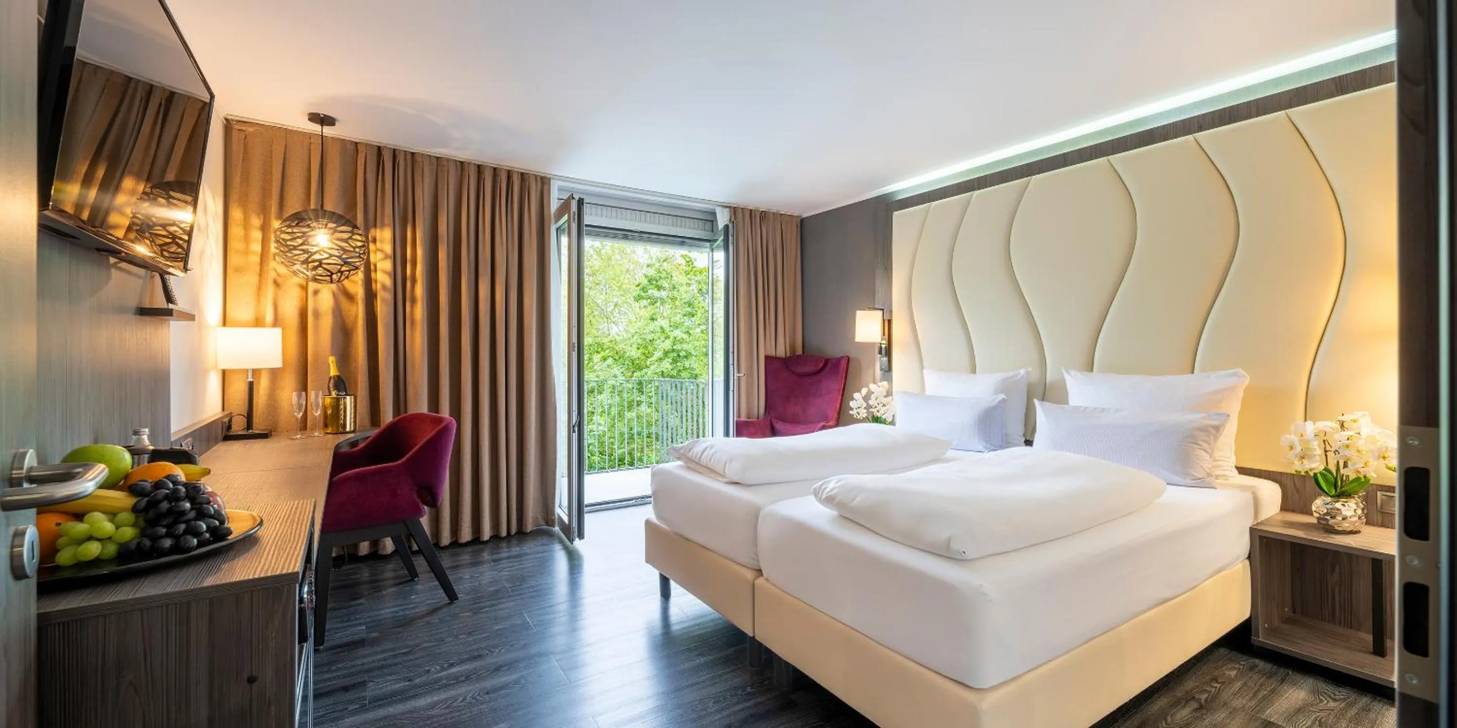 Comfort Double Room with Balcony in PLAZA Residence Stuttgart-Ditzingen