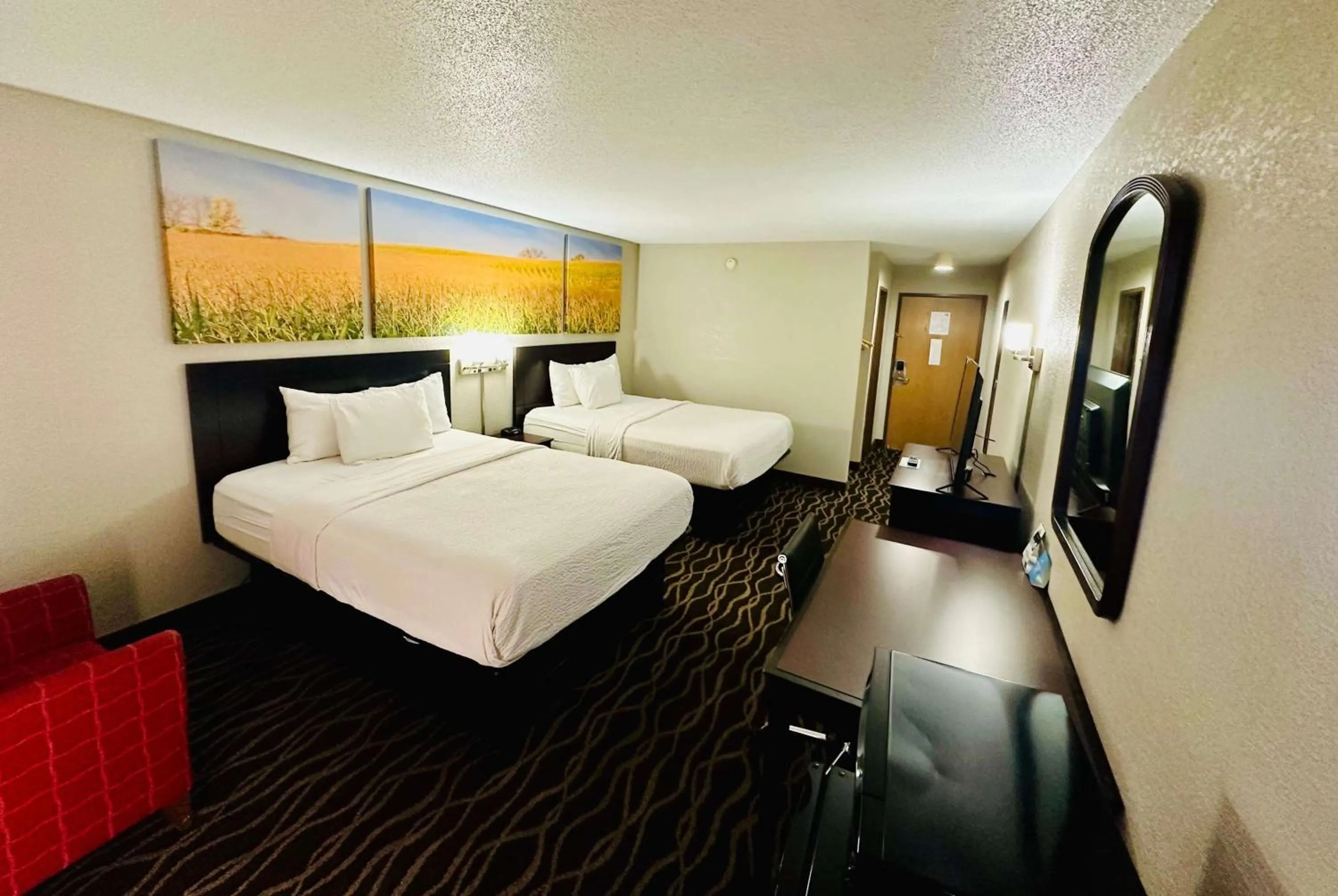 Queen Room with Two Queen Beds - Non-Smoking in Days Inn & Suites by Wyndham Casey