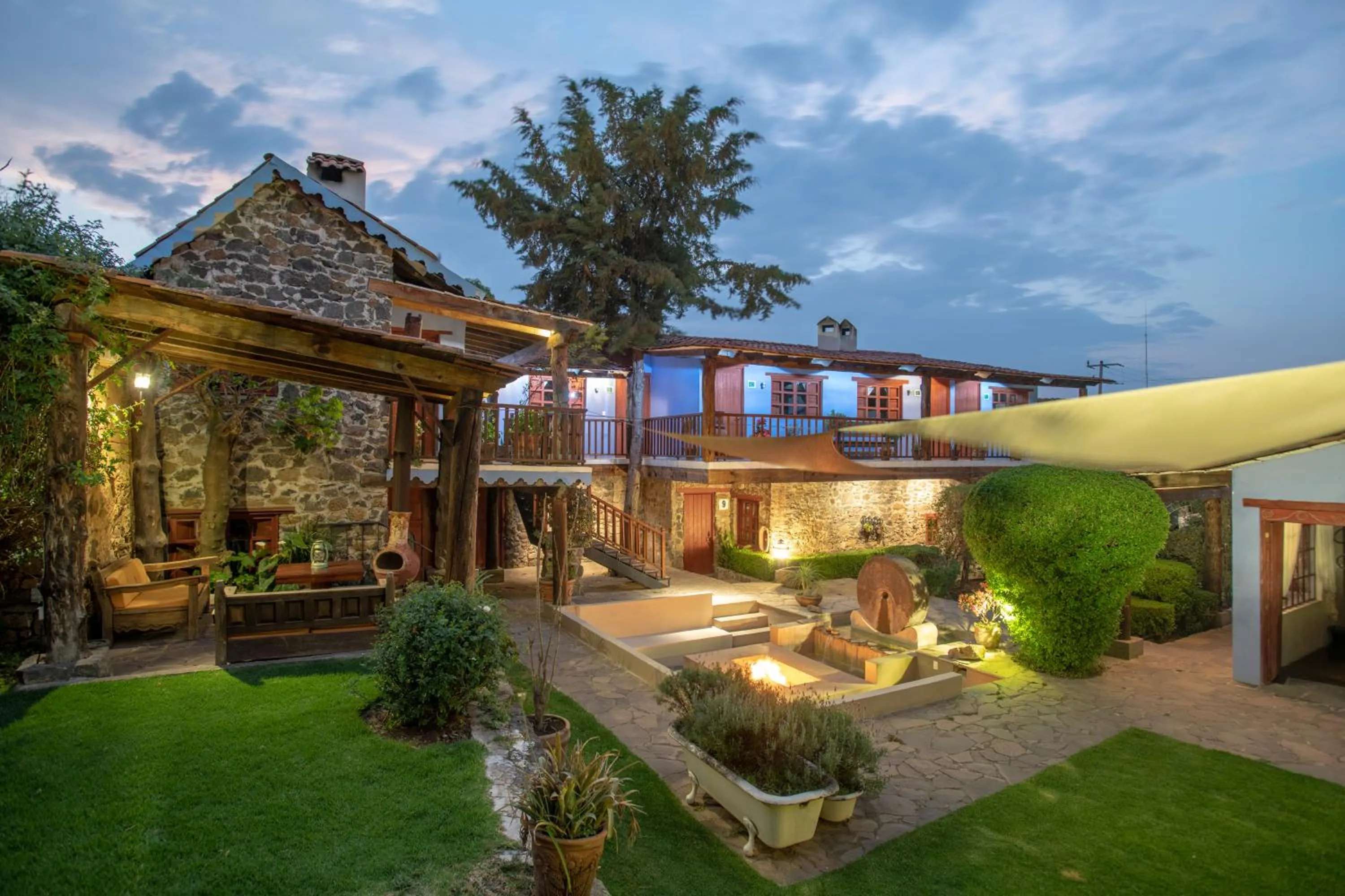 La Casa Azul Huasca & Restaurante La Terraza