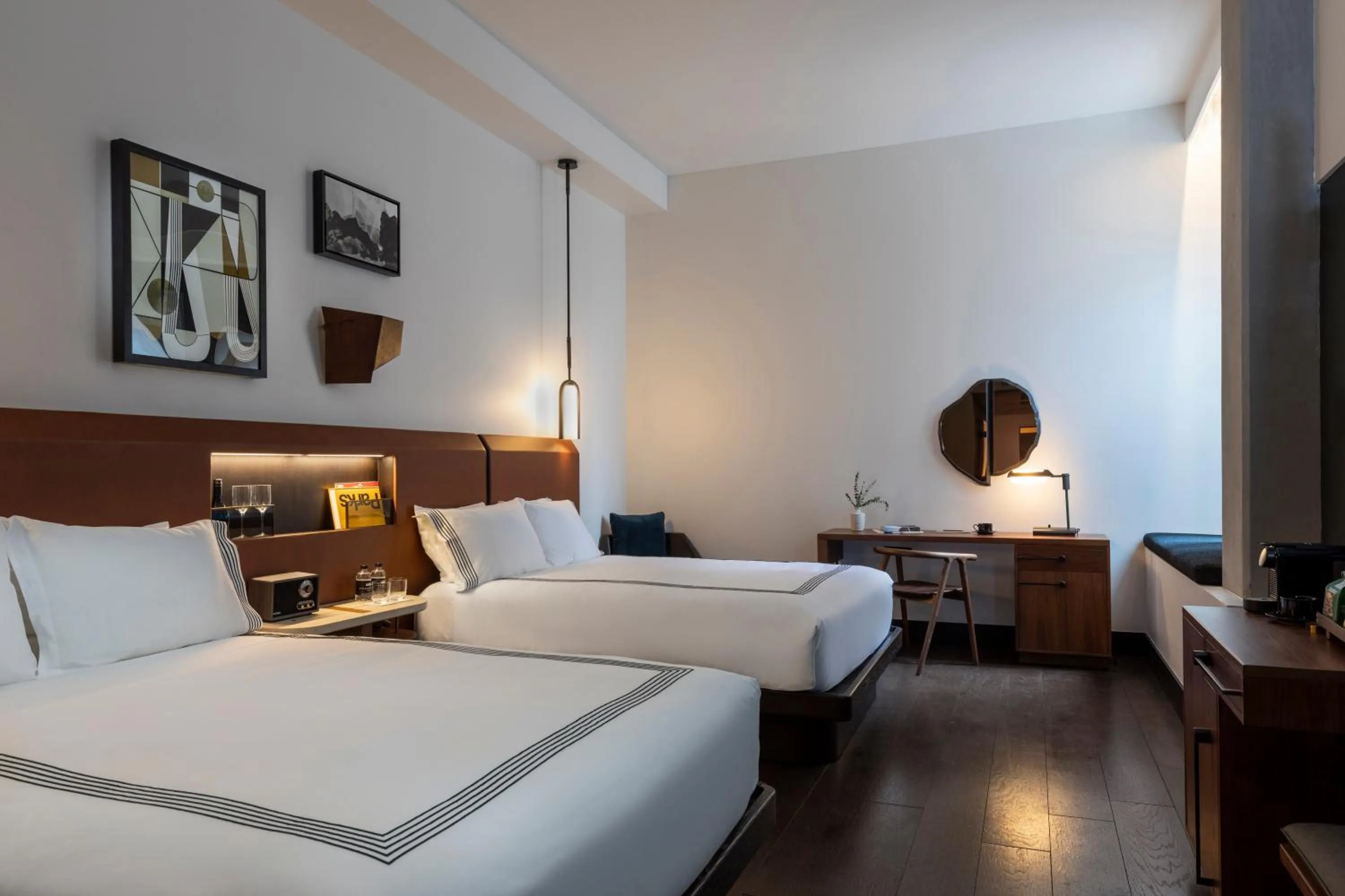 Queen Room with Two Queen Beds and Accessible Shower - Disability Access in Thompson Denver, by Hyatt