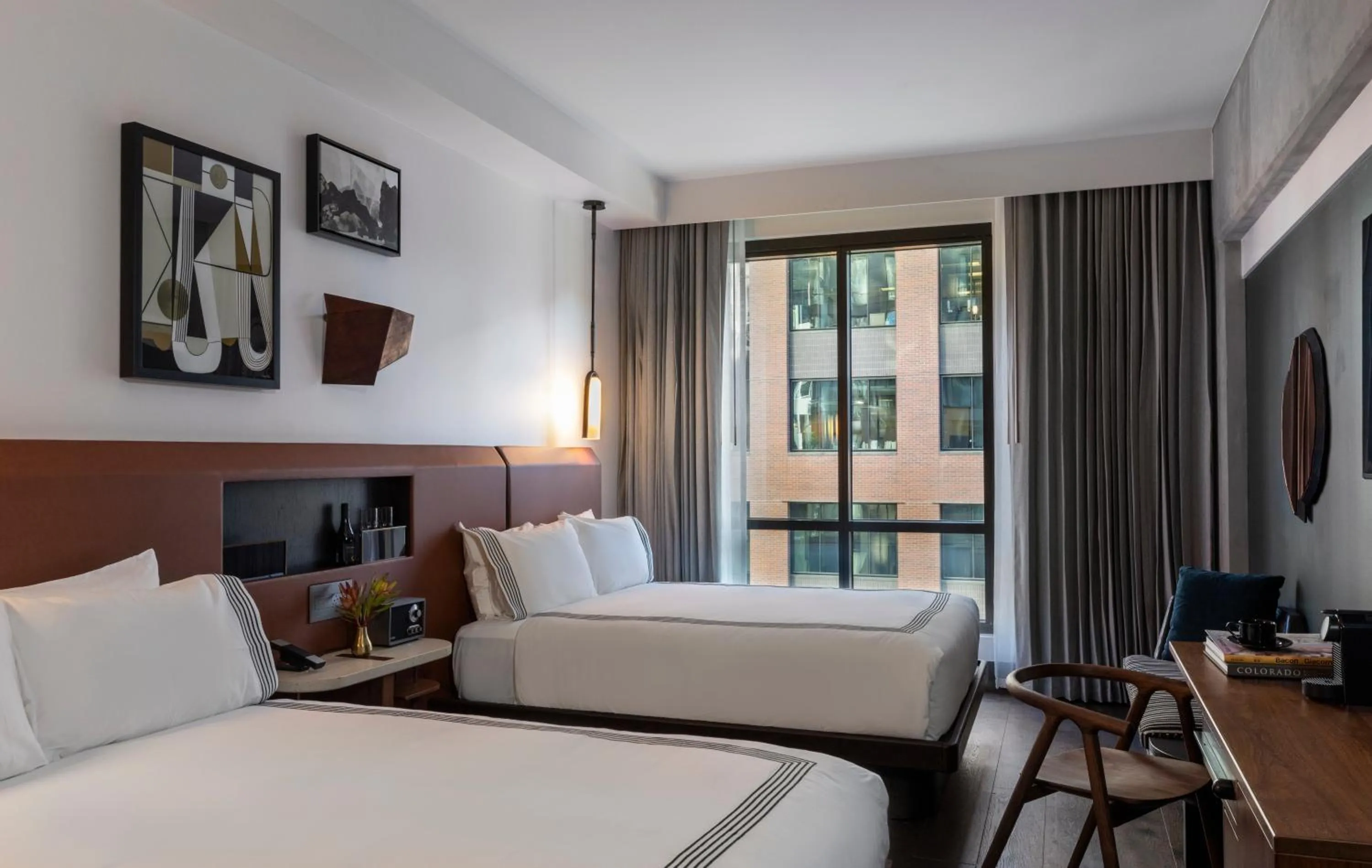 Queen Room with Two Queen Beds and City View in Thompson Denver, by Hyatt