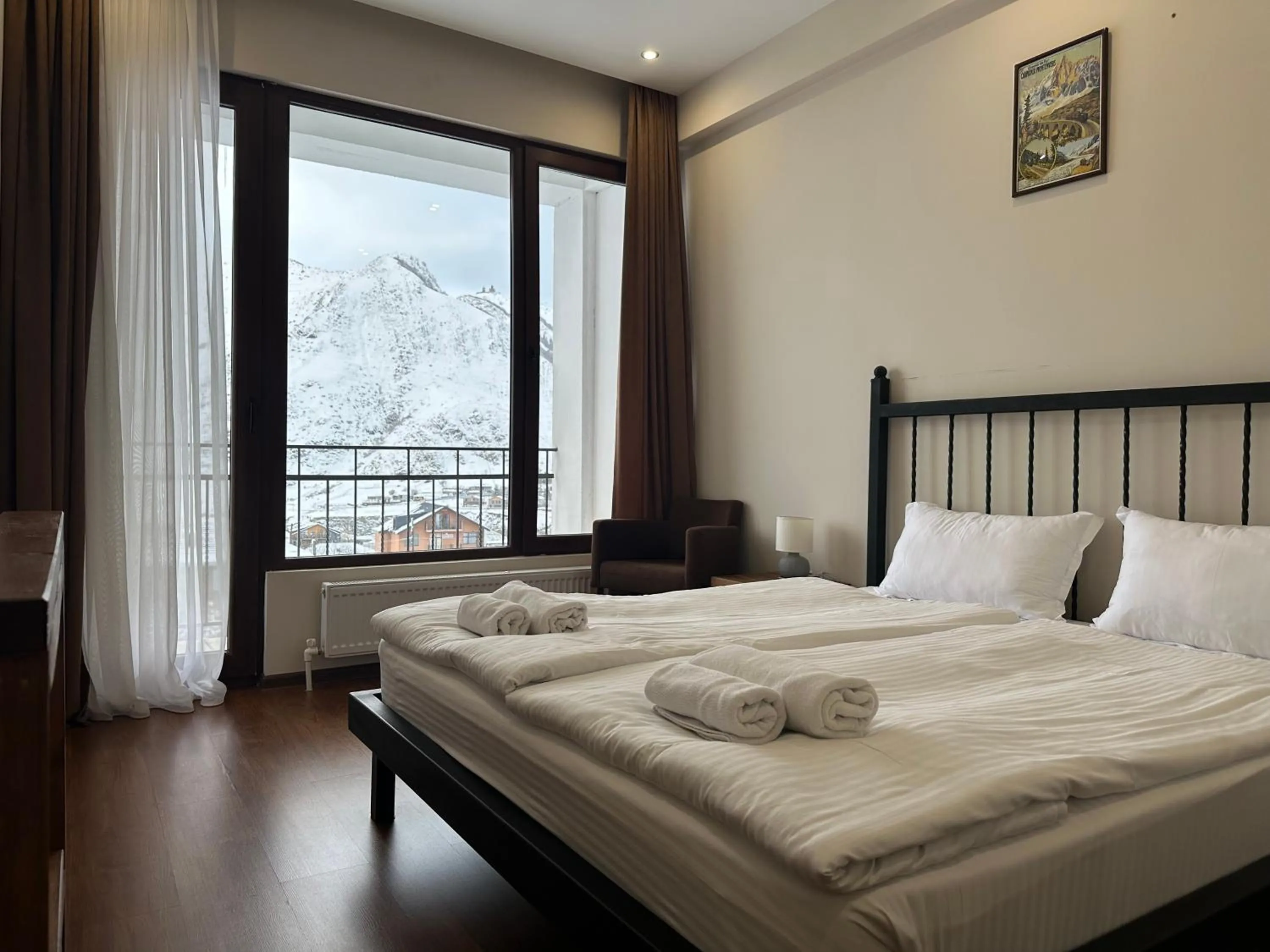 Double Room with Mountain View - single occupancy in Mountain House Kazbegi