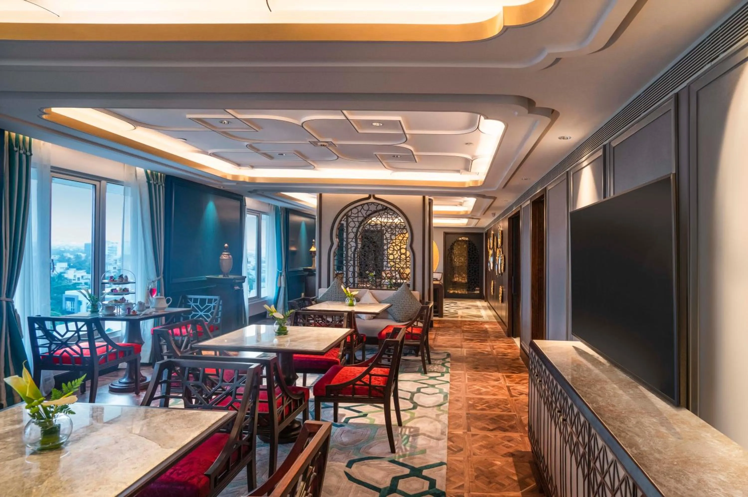 Junior Suite Room With Lounge Access & One Way Airport Transfer in Taj Coromandel