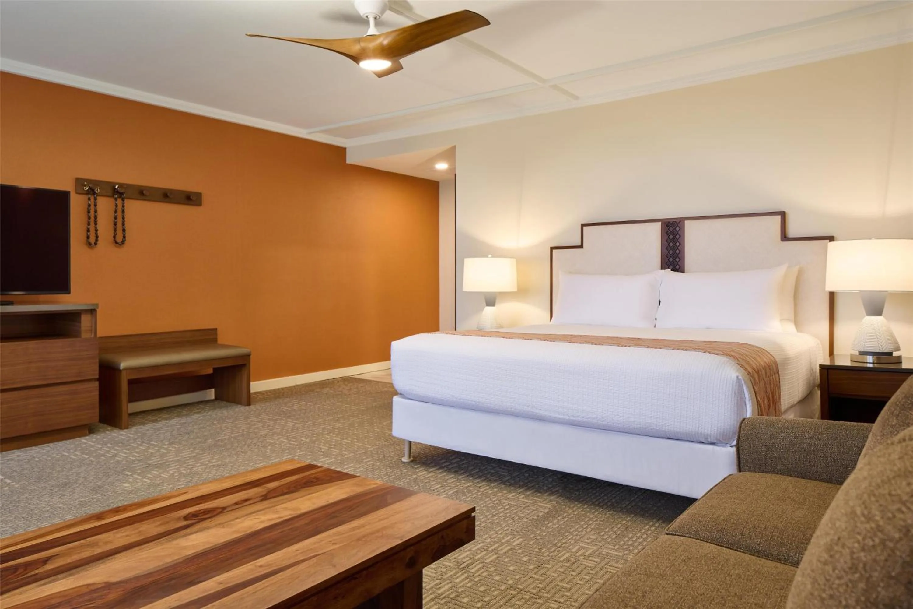 Accessible Premium Courtyard Junior Suite 1 King Bed in OUTRIGGER Kāʻanapali Beach Resort