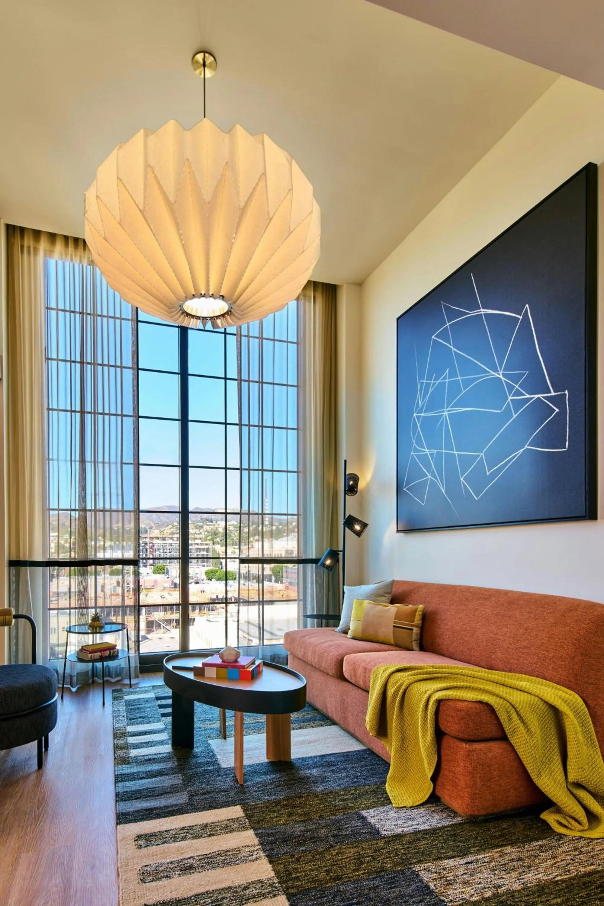One-Bedroom King Suite with Sofa Bed and City View in HOLLYWOOD VOLUME, a Tribute Portfolio Hotel