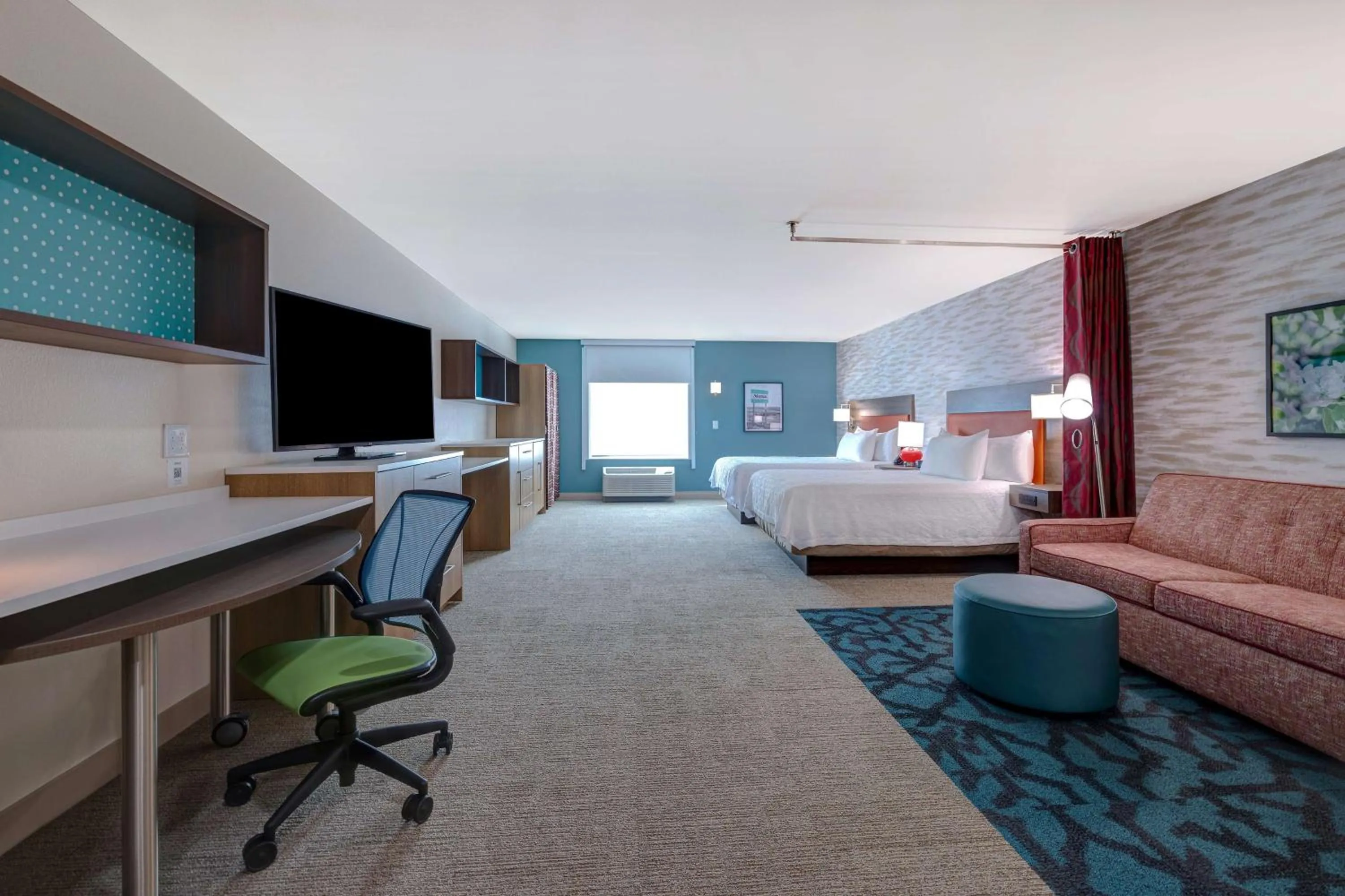 Queen Studio with Two Queen Beds - Non-Smoking in Home2 Suites By Hilton Bryant, Ar