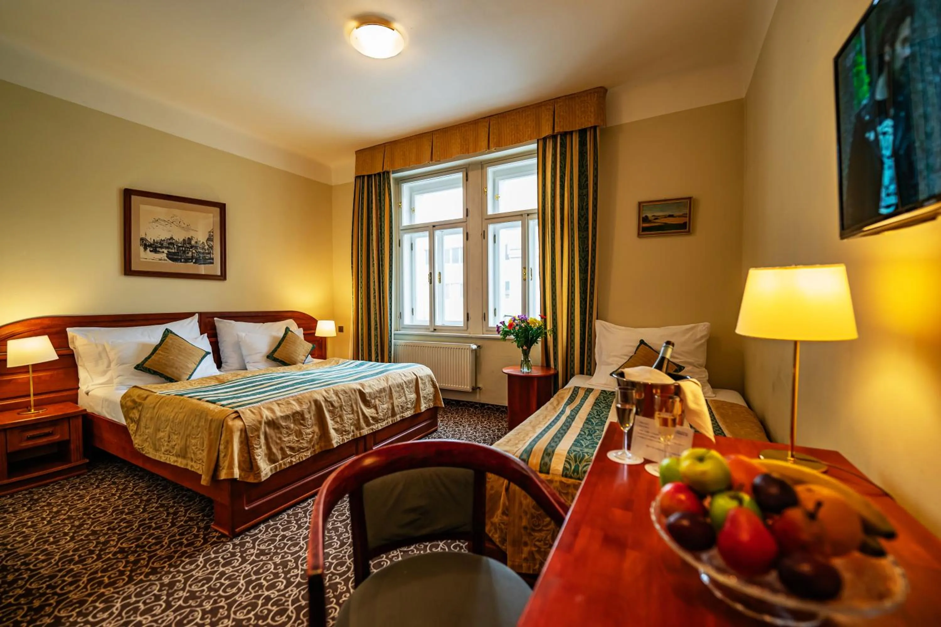 Triple Room in Hotel U Divadla - Czech Leading Hotels