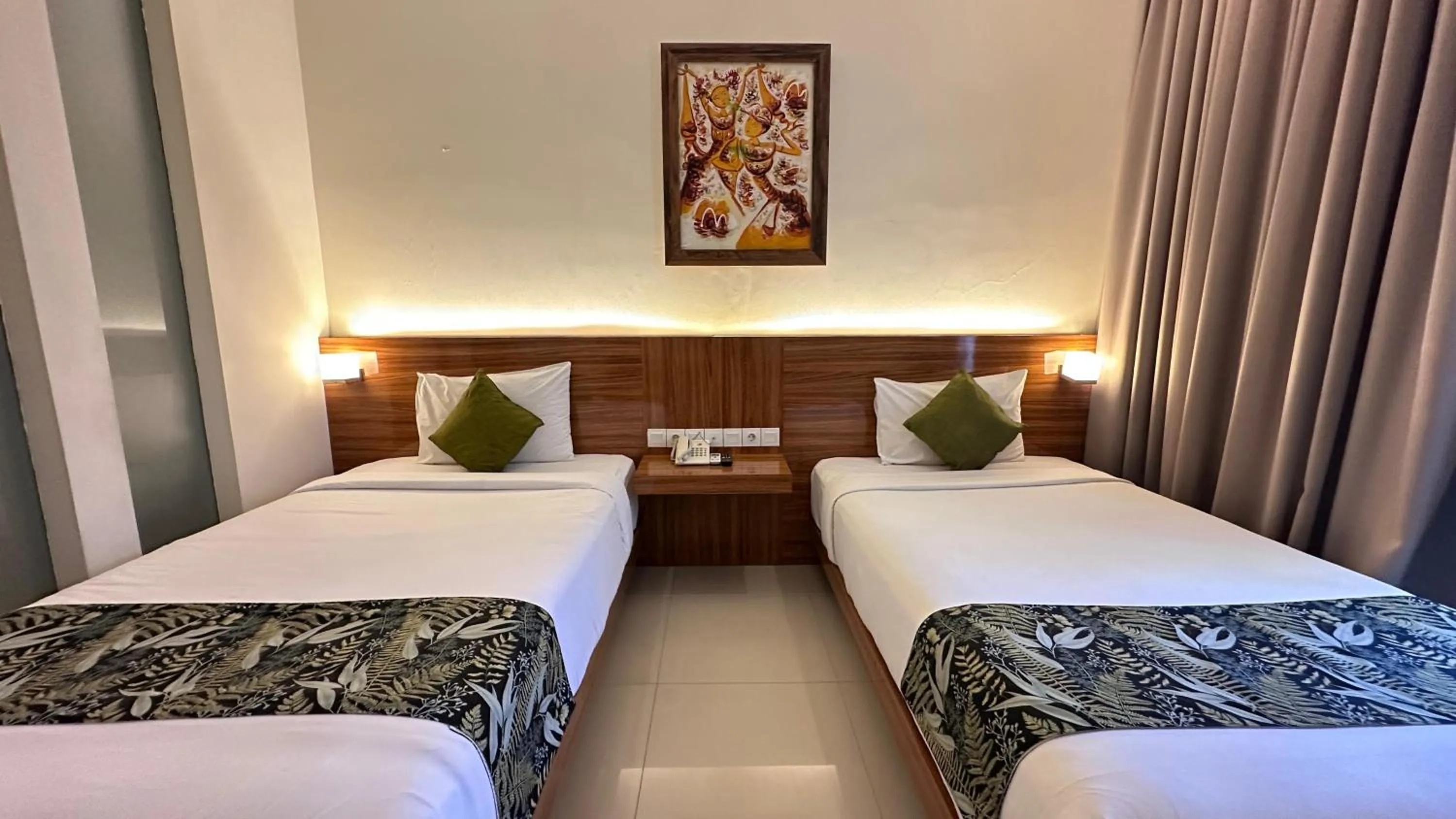 Superior Twin Room with Free One Time 2 Bottle of Beer in Argya Santi Resort
