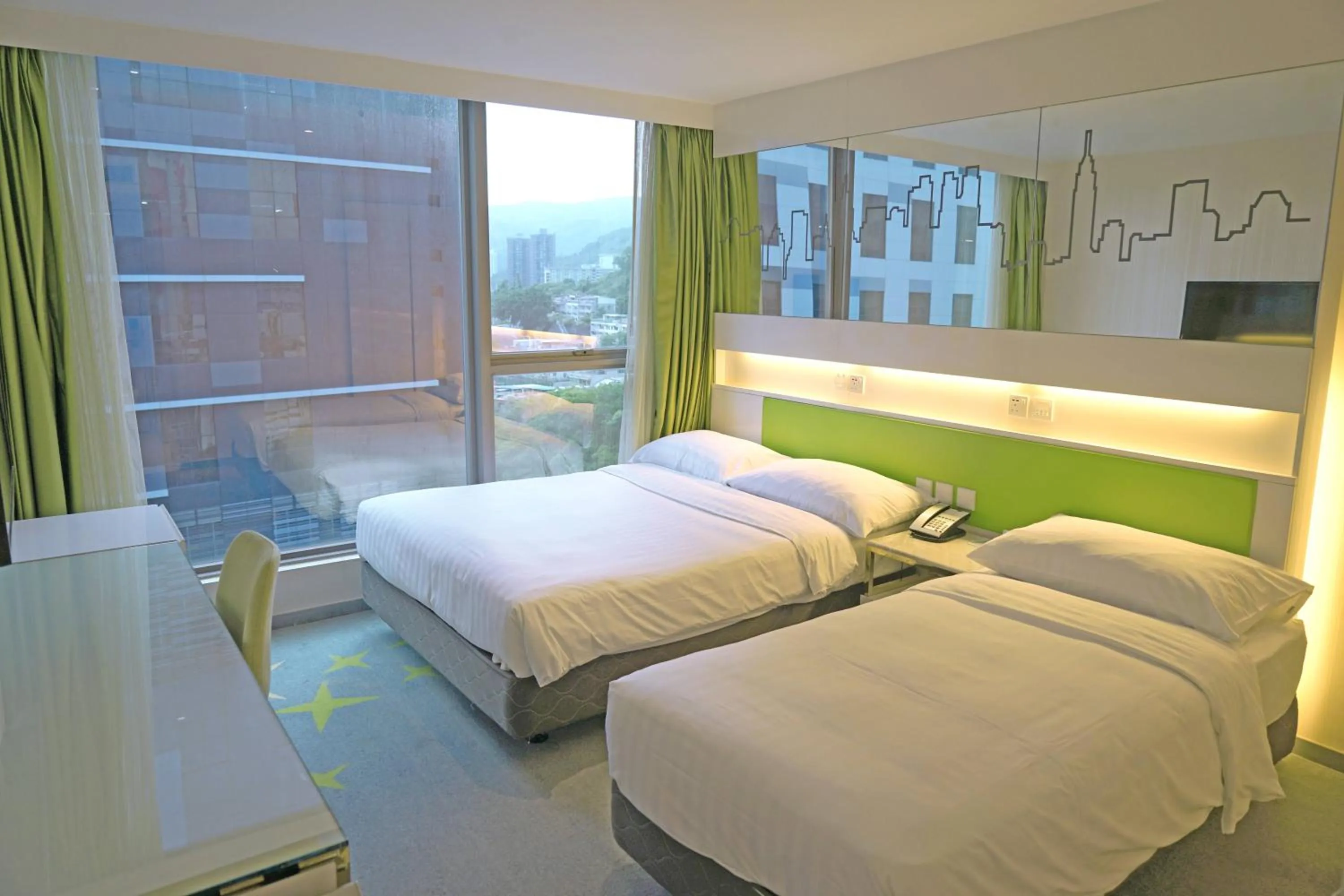 Family triple room in Dorsett Tsuen Wan, Hong Kong