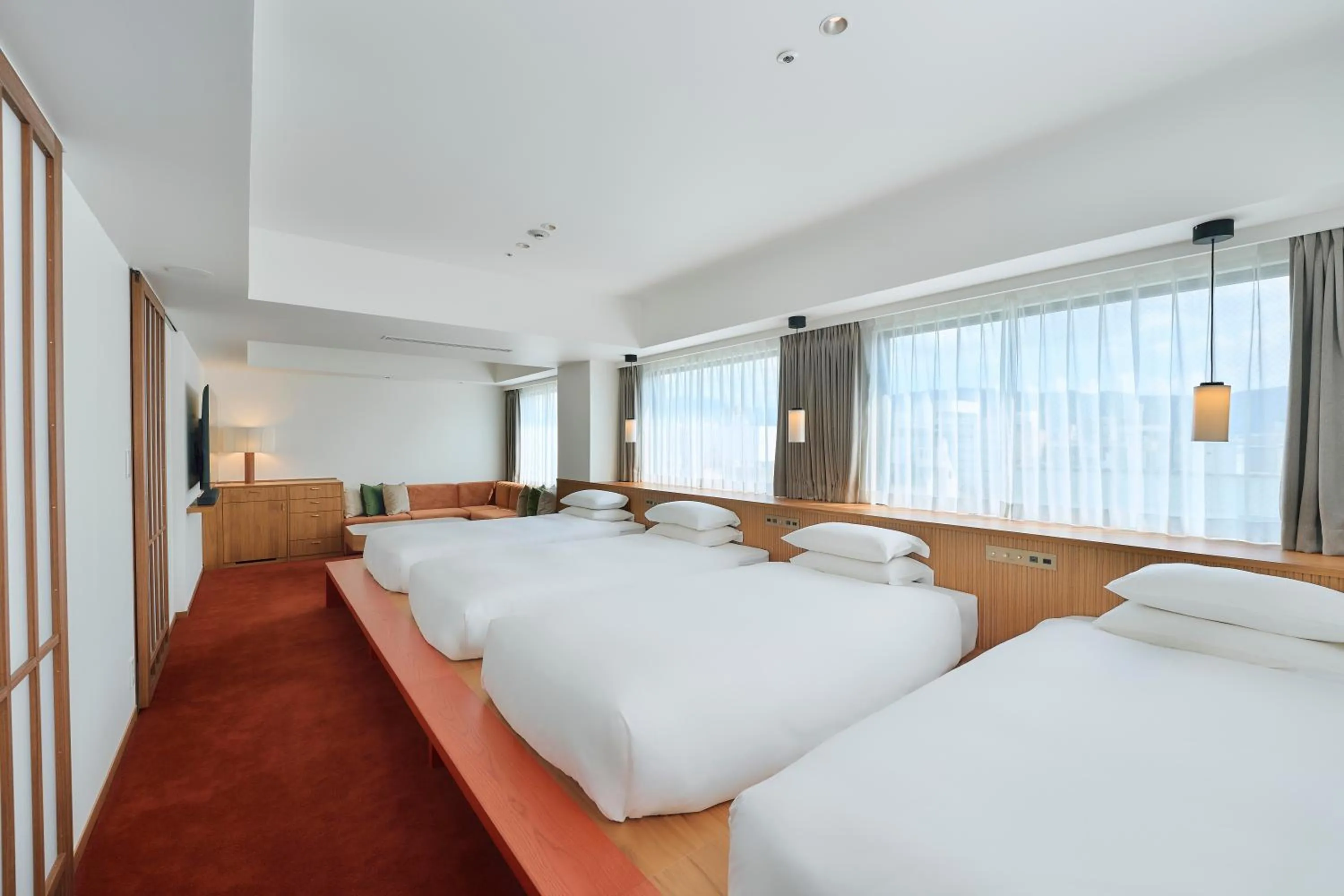 Quadruple Room in Hotel Grand Bach Kyoto Select
