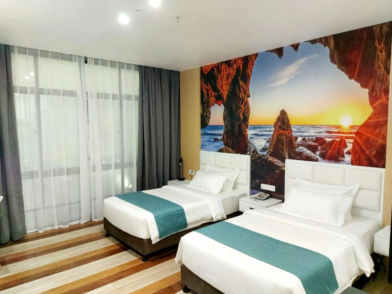 Deluxe Twin Room in Fan's Hotel Baybay