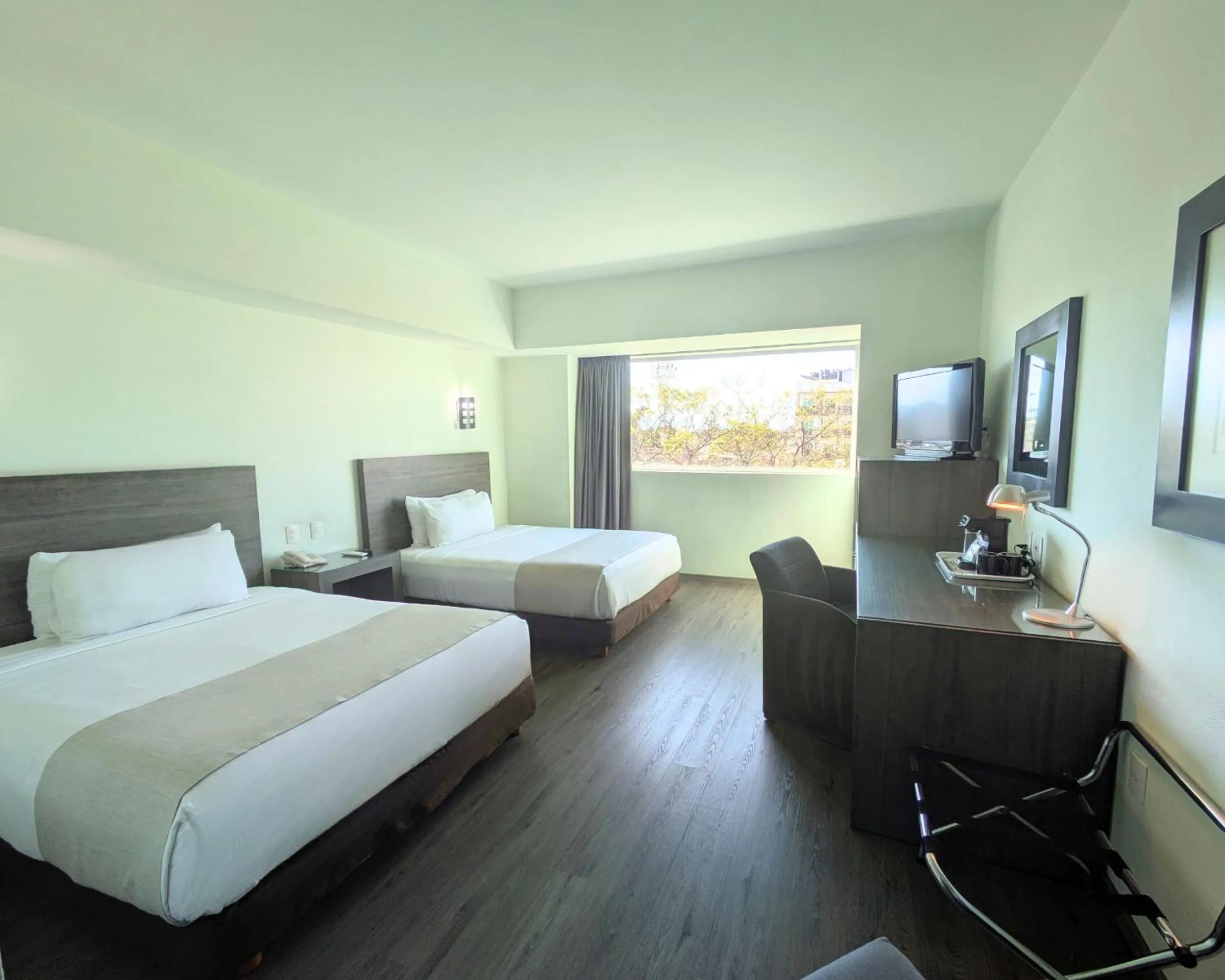 Double Room with Two Double Beds With Street View in We Hotel Aeropuerto