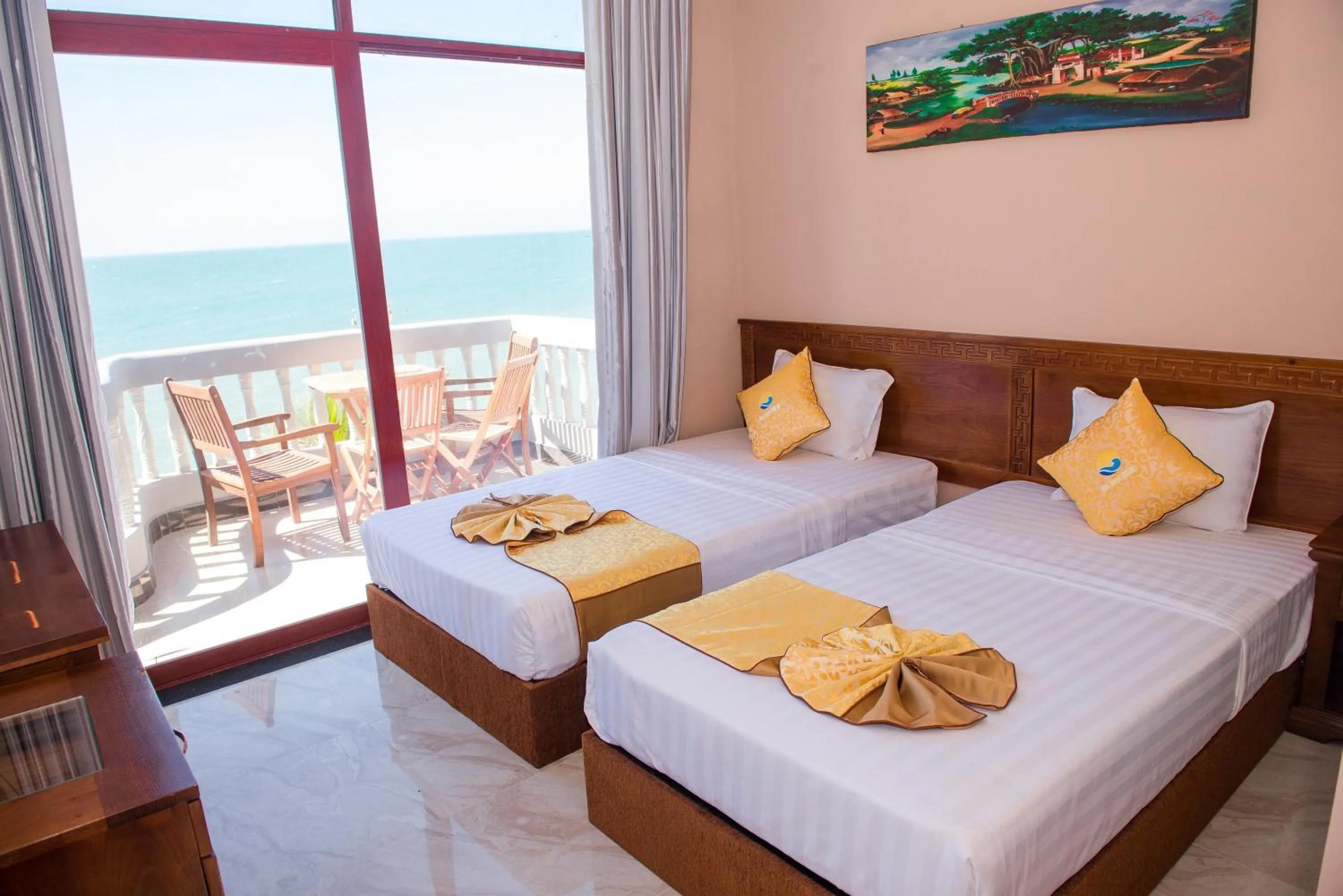Deluxe Double or Twin Room with Sea View in ViVa Resort Mui Ne