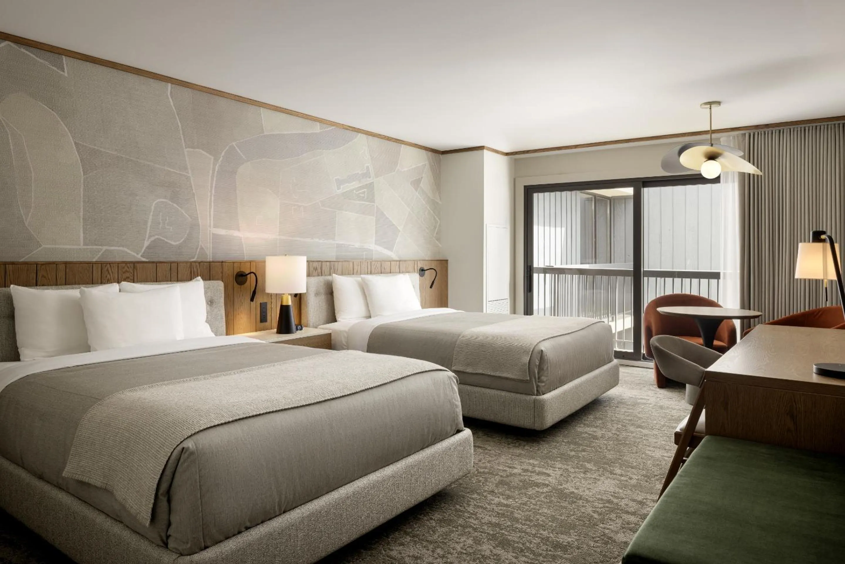 Standard Queen Room with Two Queen Beds and No View in Banff Park Lodge