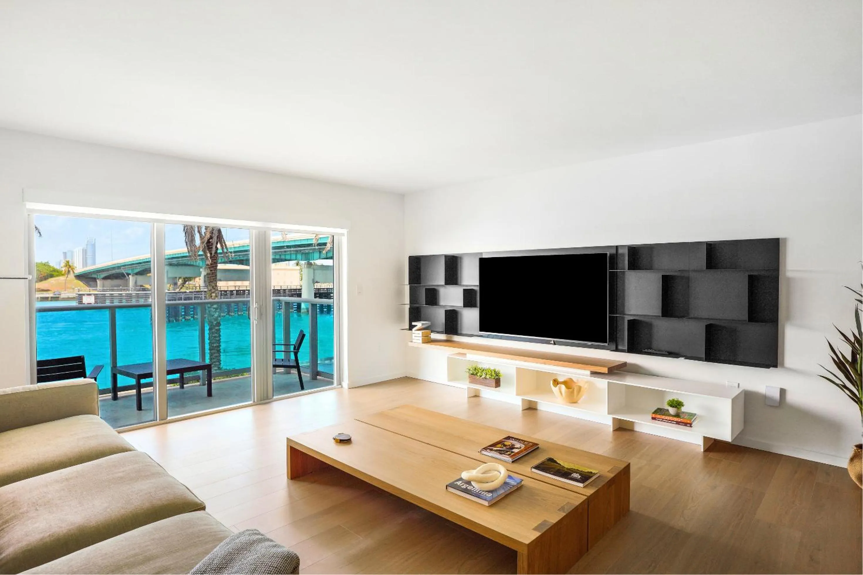 Deluxe Two Bedroom Apartment Waterfront in Beach Haus Bal Harbour