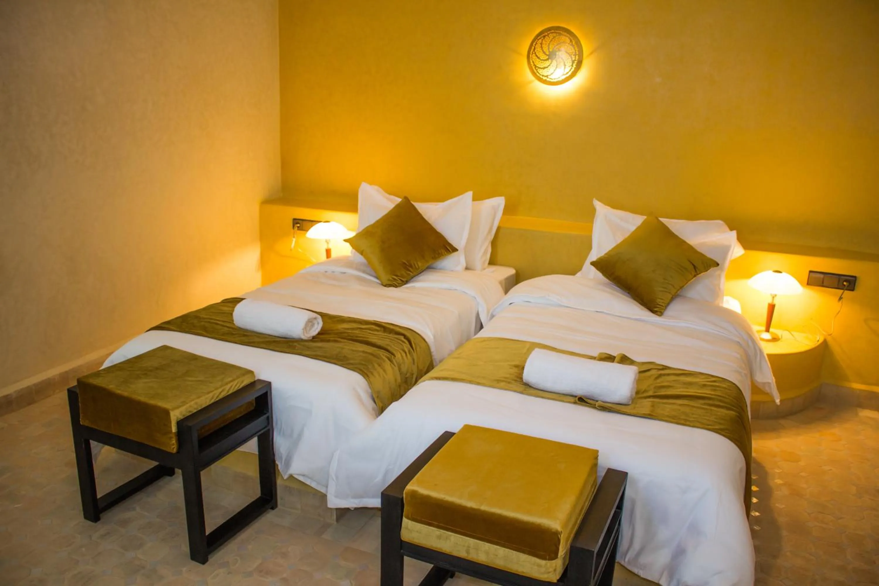 Deluxe Twin Room in Dar Morocco