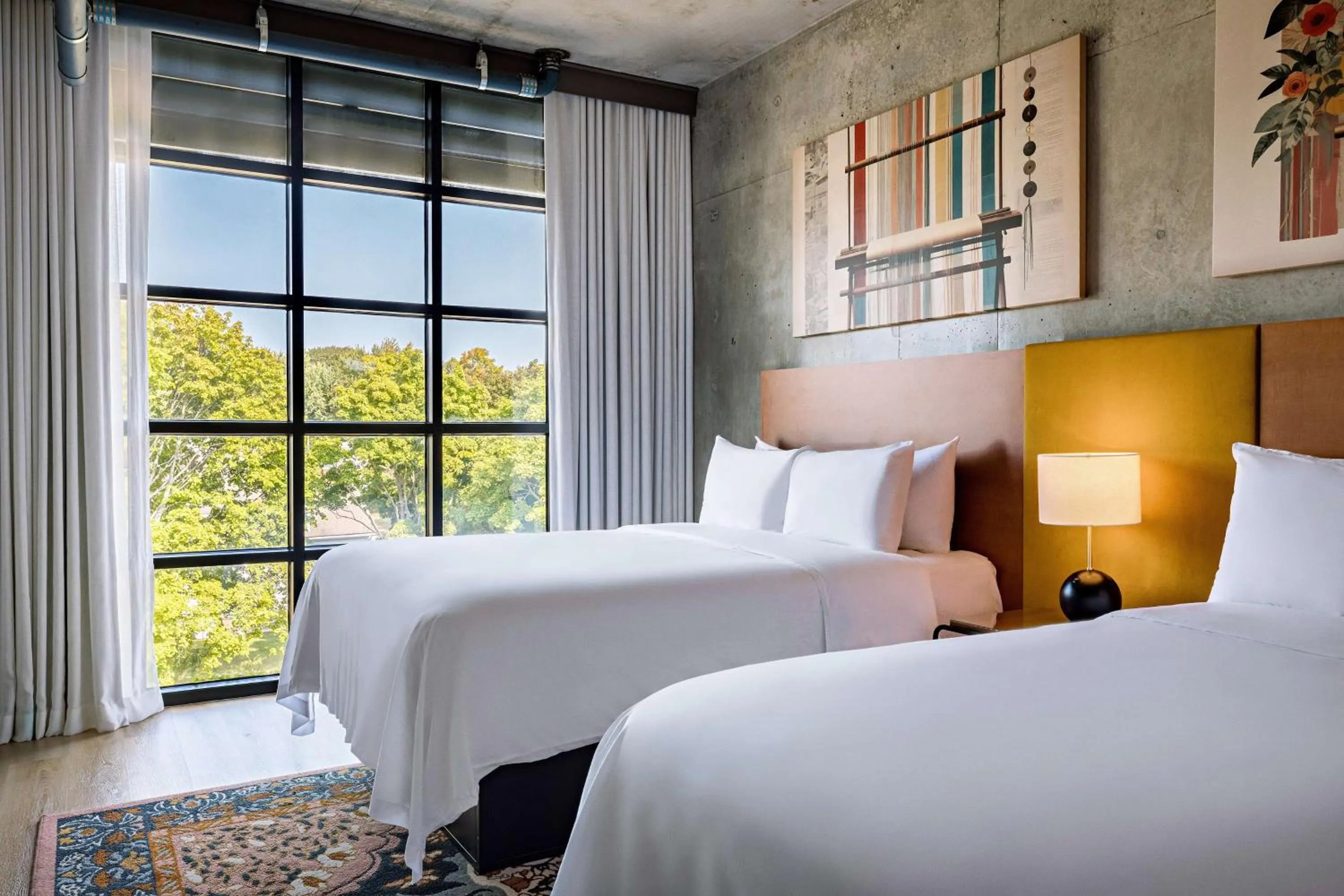 Queen Room with Two Queen Beds in The LOOM Hotel, Tapestry Collection by Hilton