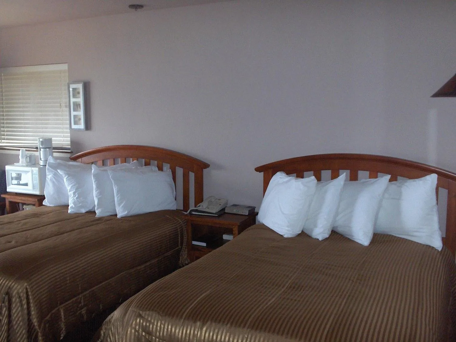 Double Room with Two Double Beds in Gualala Surf Inn on the ocean bluff