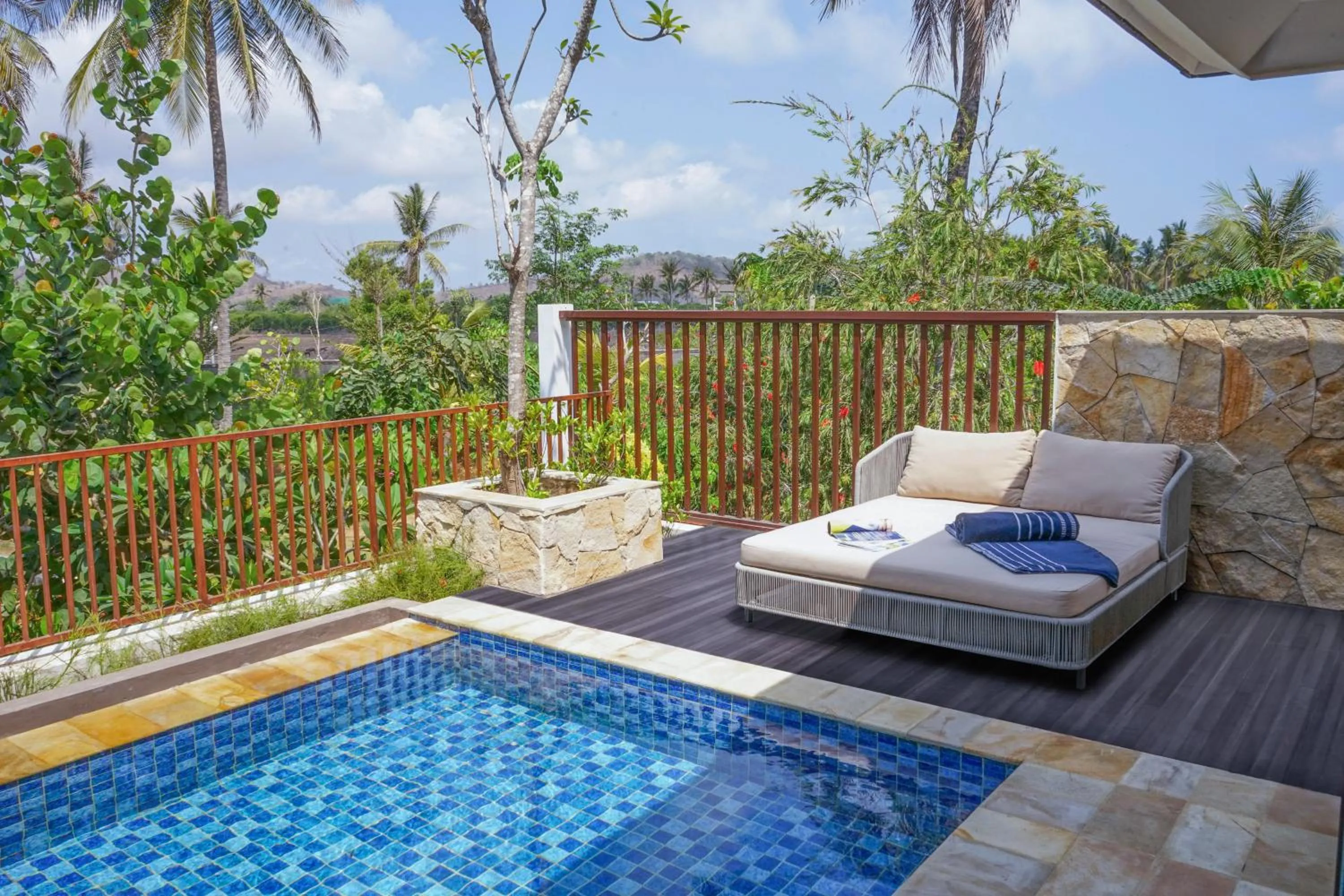 Garden King Suite with Sundeck and Plunge Pool in Pullman Lombok Merujani Mandalika Beach Resort