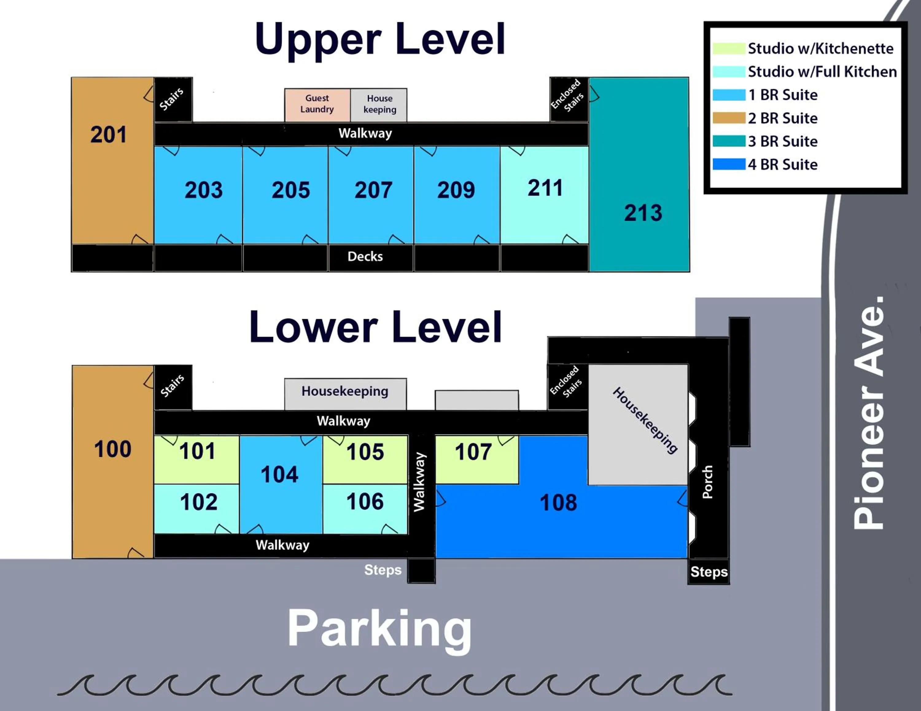 Studio in Seafarer Suites