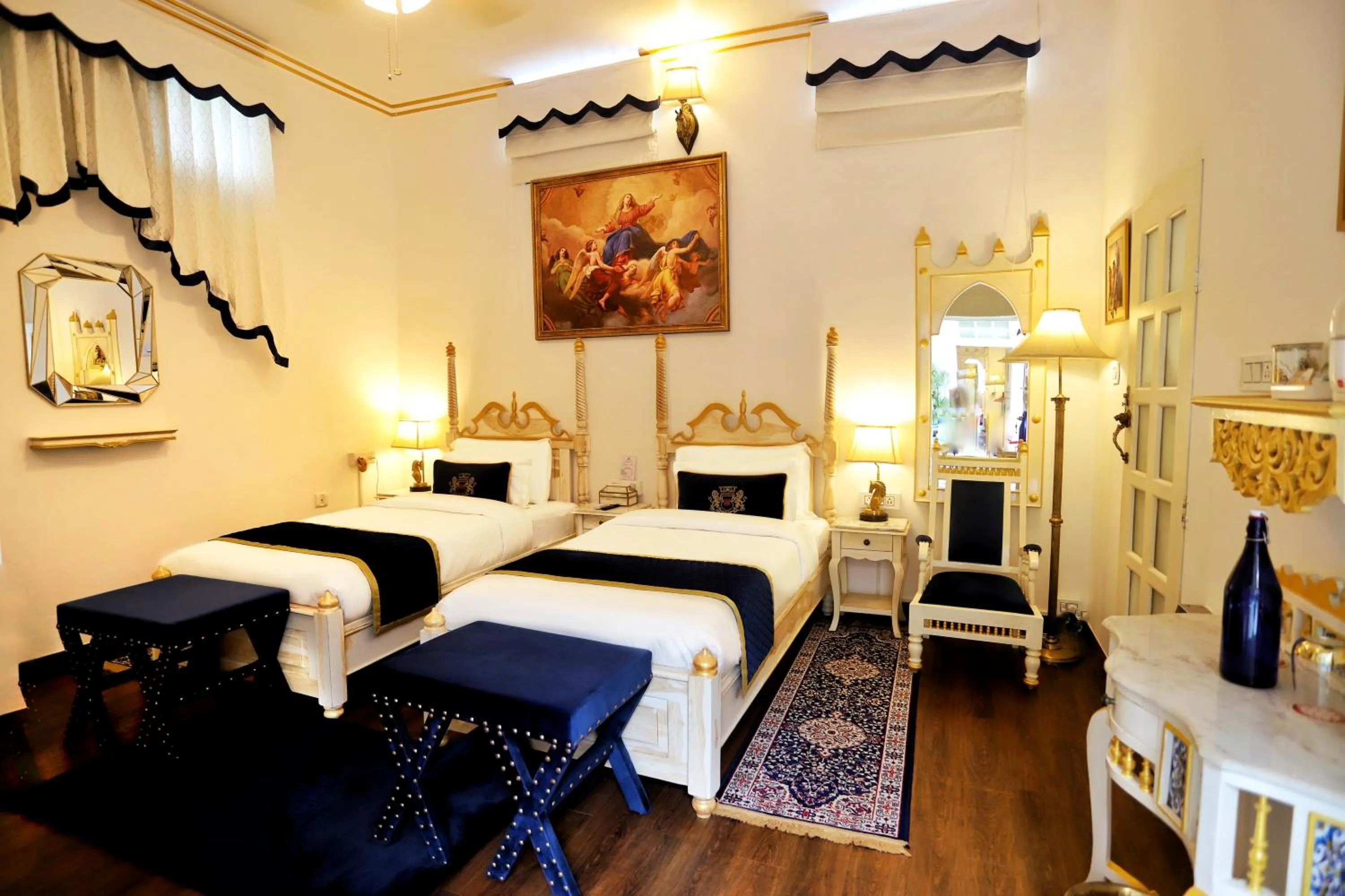 Twin Room in The Royal Hermitage - Best Luxury Boutique Hotel Jaipur