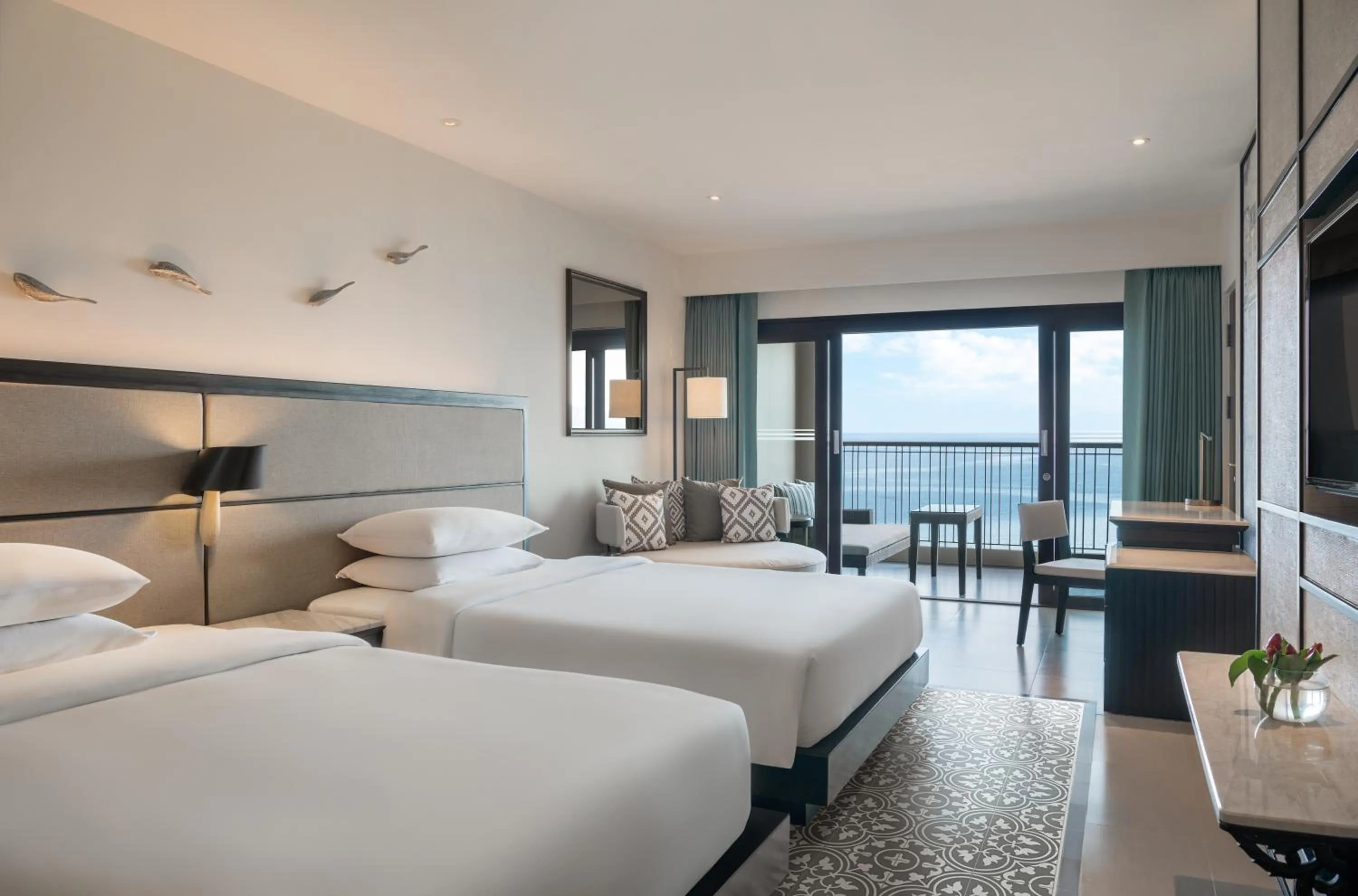 Twin Room with Ocean View - Club Access in Hyatt Regency Phuket Resort