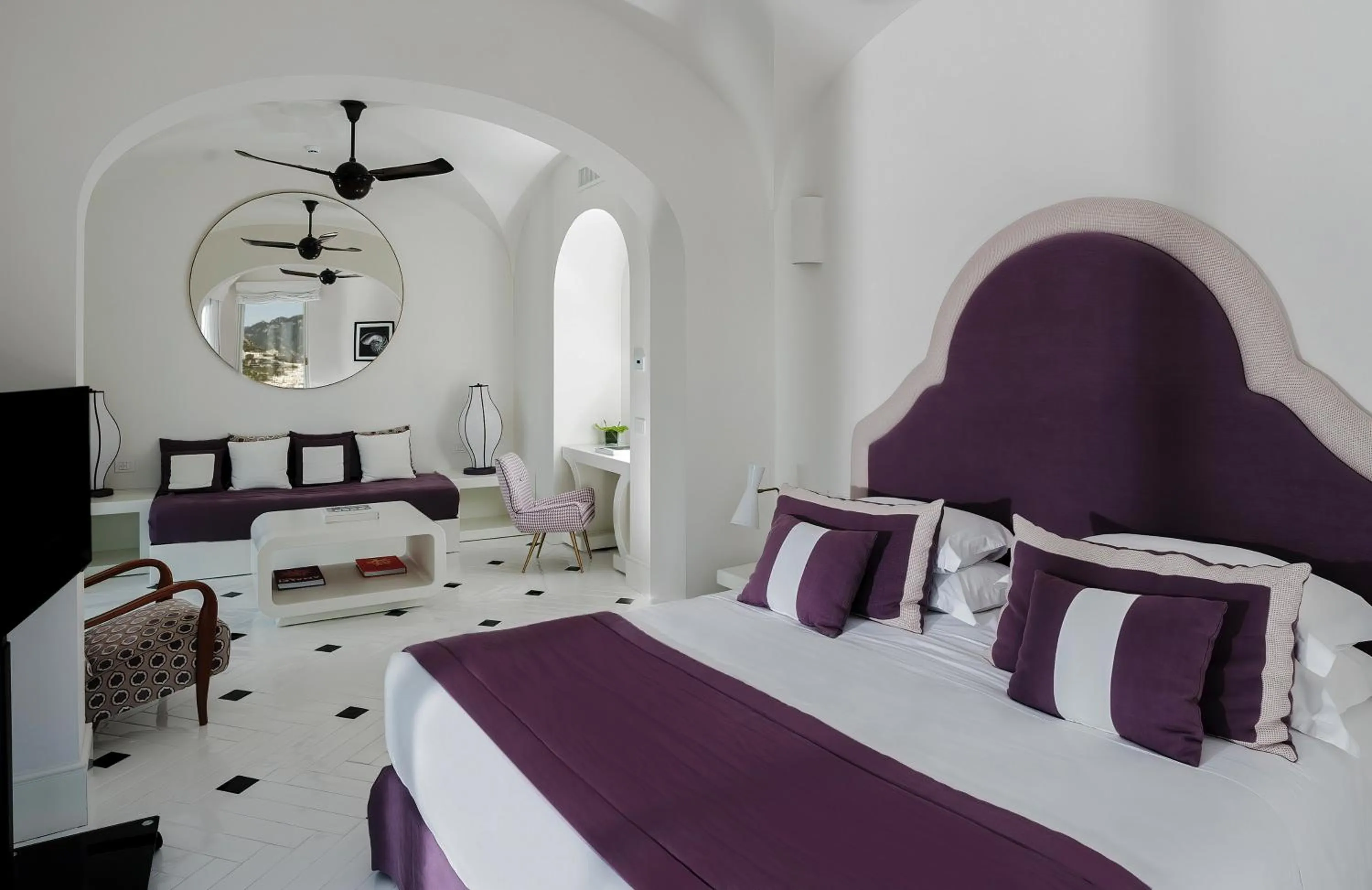 Suite with Sea View in Hotel Miramalfi