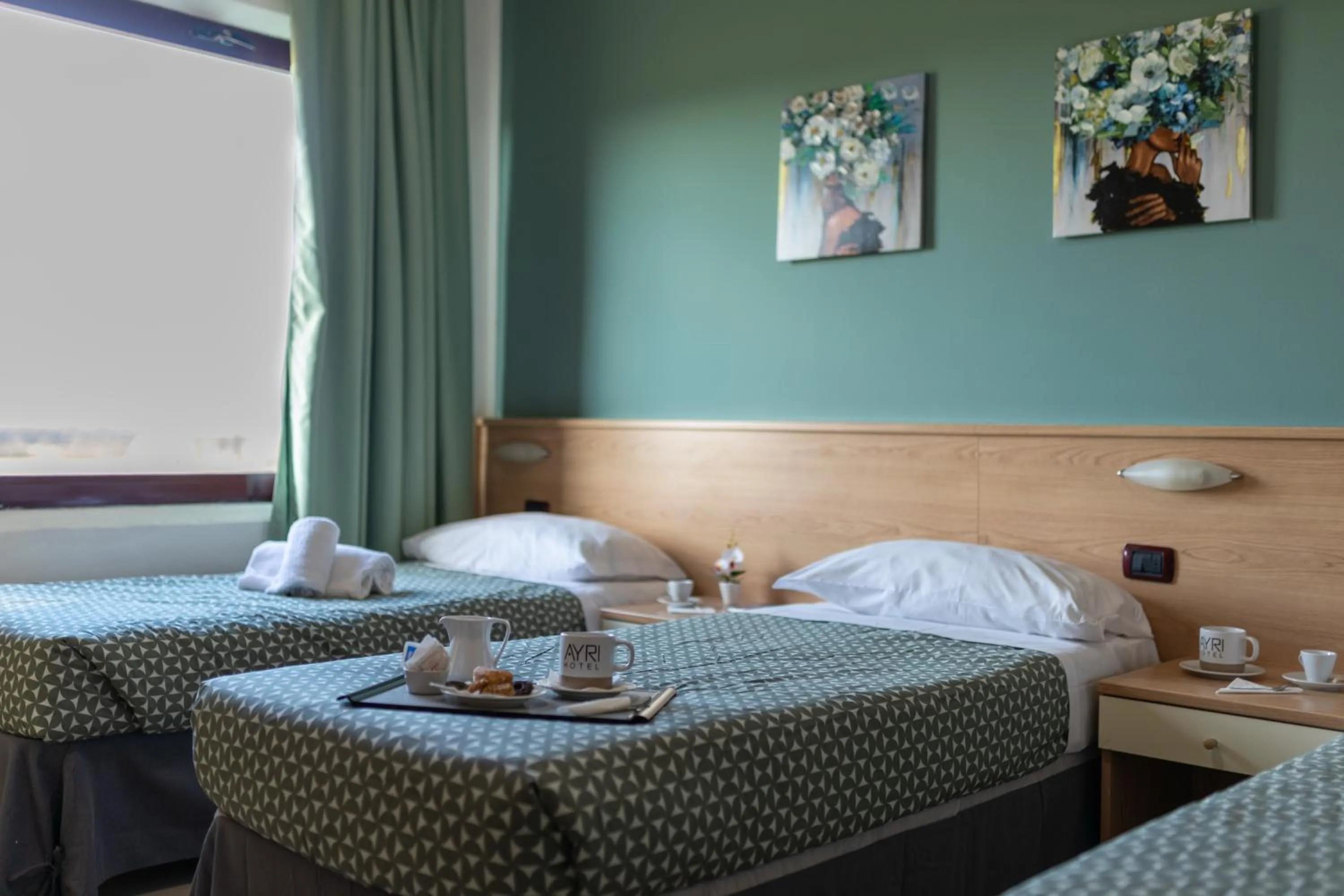 Twin Room in Hotel Ayri
