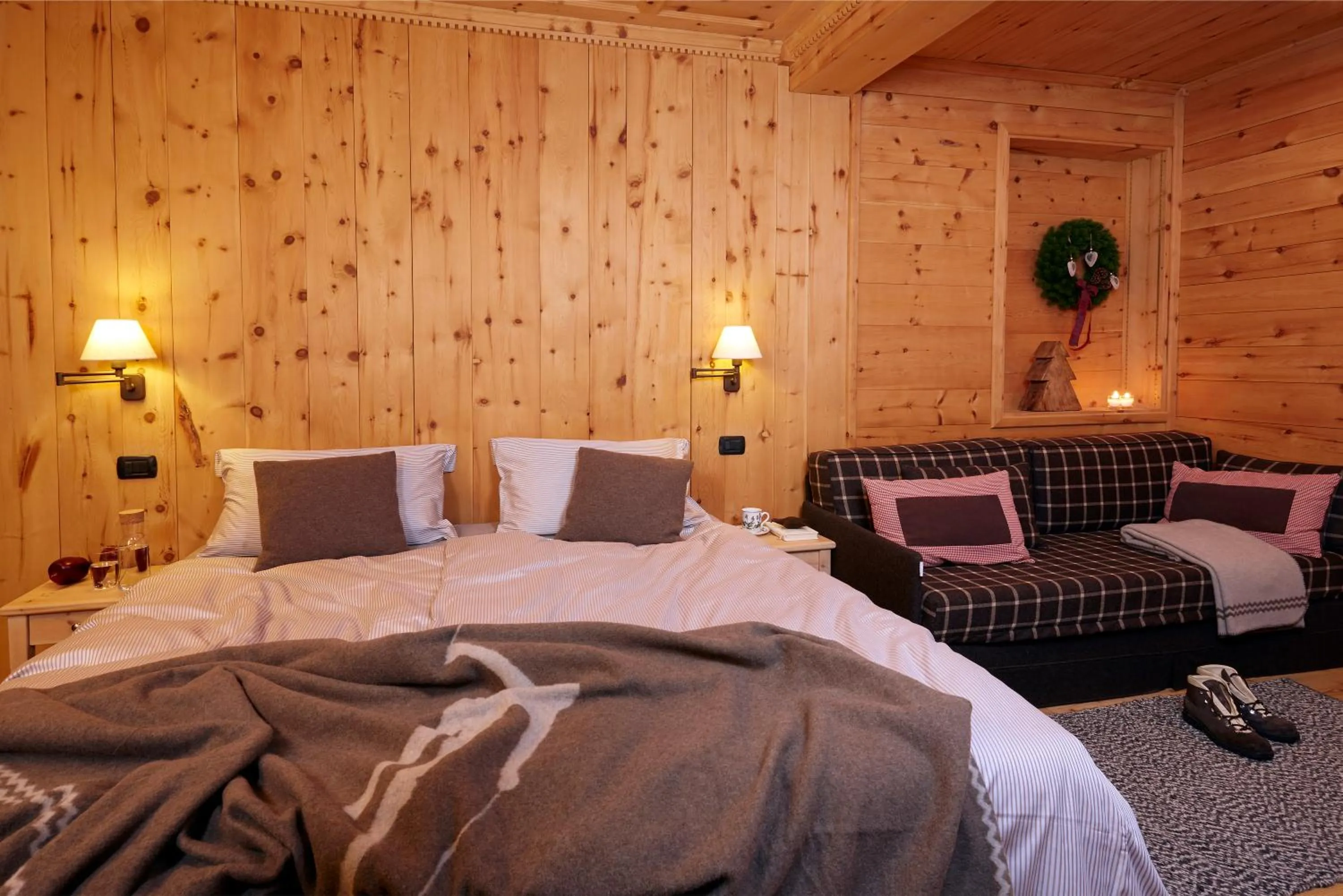 Deluxe Double or Twin Room in La Genzianella Bormio