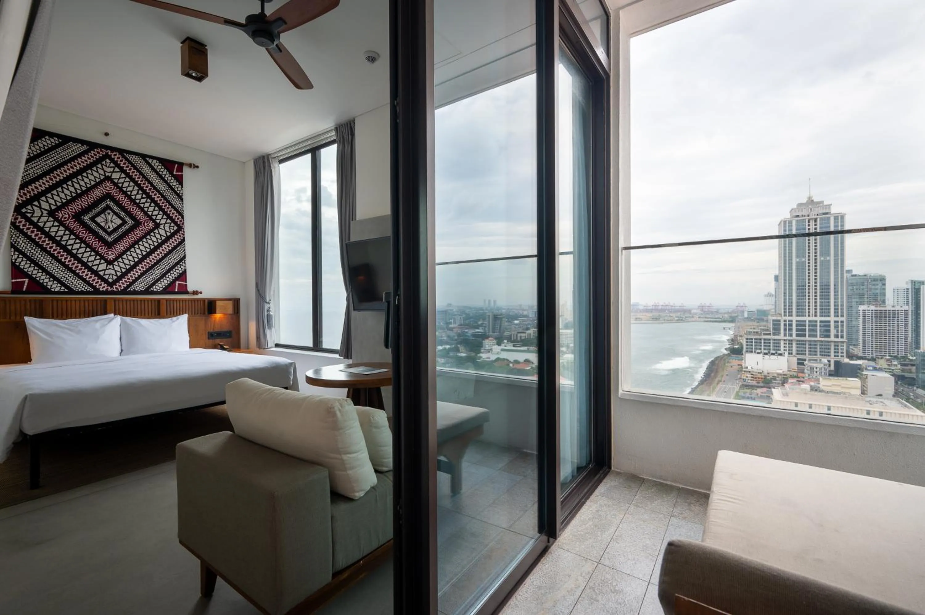 Superior Double Room with Terrace (Partial Sea & City View) in Granbell Hotel Colombo