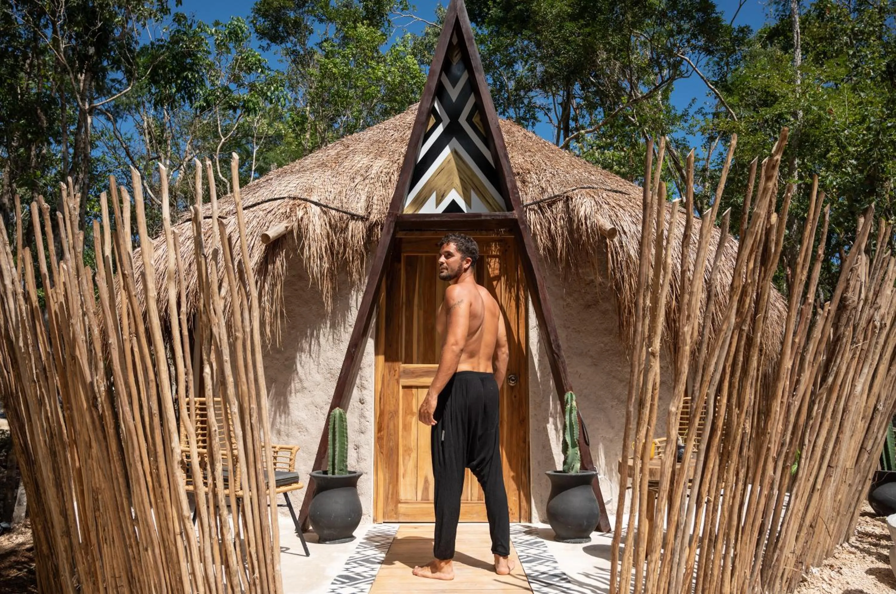 Bungalow with Patio in The Yellow Nest Tulum