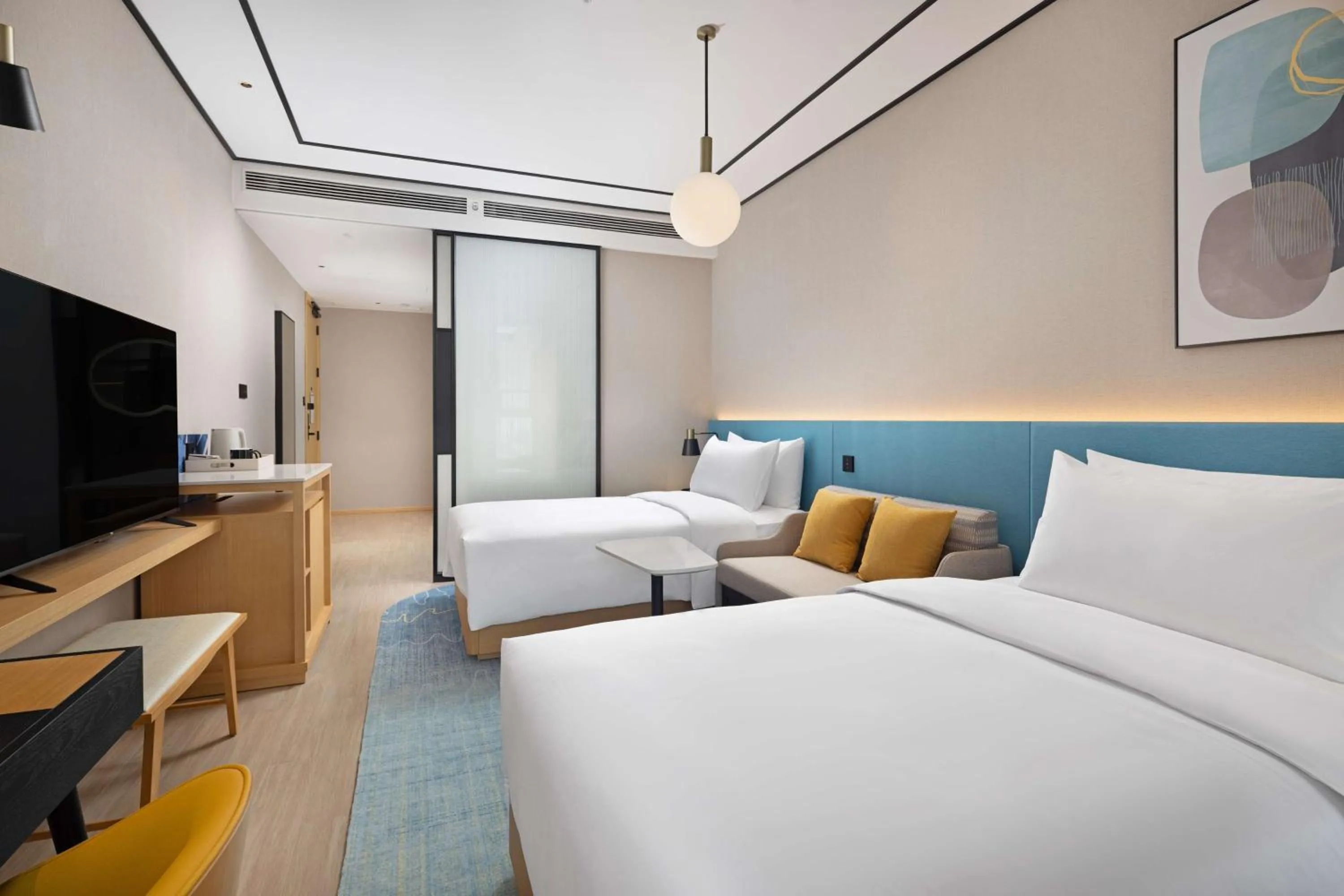 Twin Room in Hilton Garden Inn Rizhao High-Tech Zone
