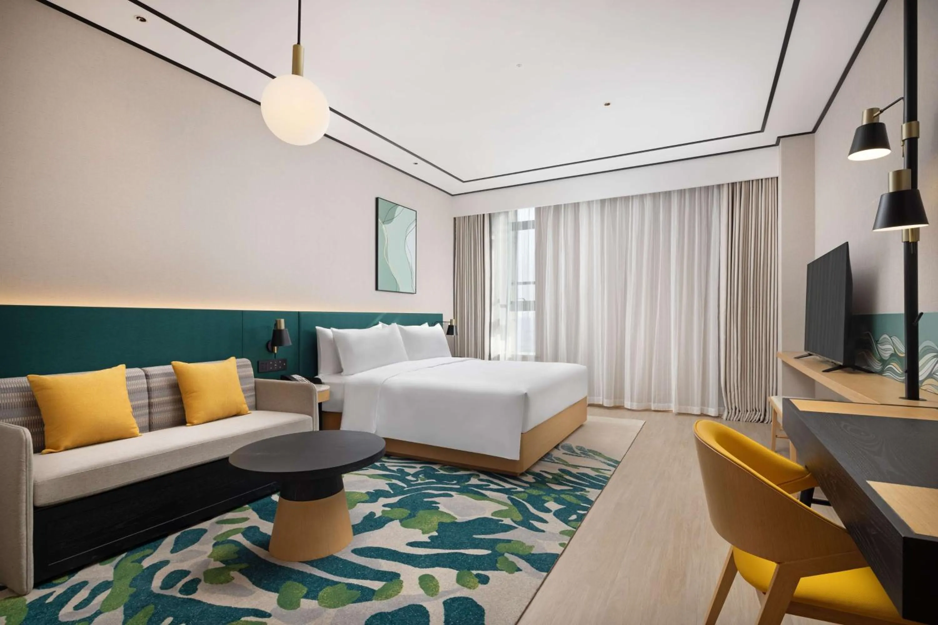 Superior King Room in Hilton Garden Inn Rizhao High-Tech Zone