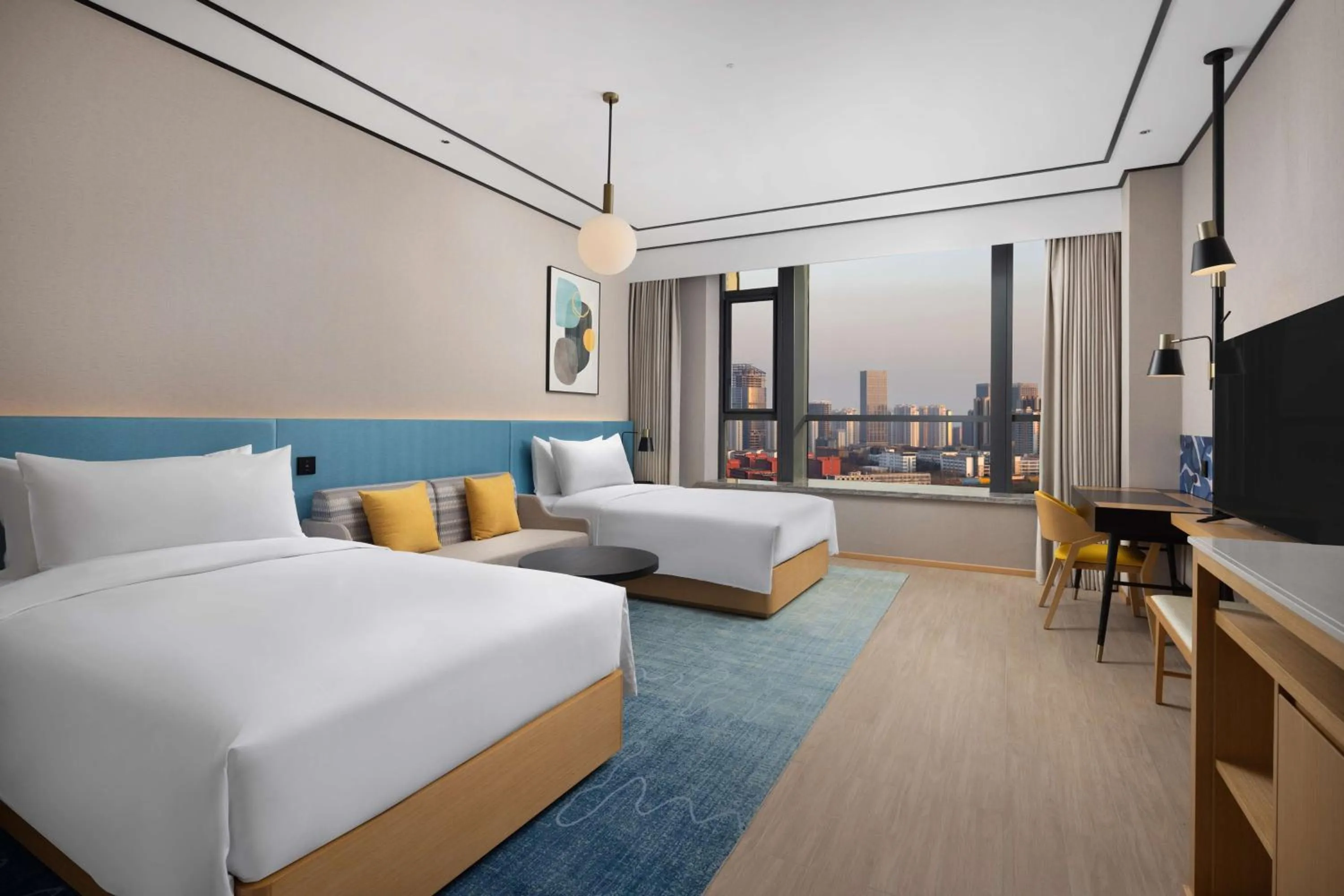 Superior Twin Room in Hilton Garden Inn Rizhao High-Tech Zone