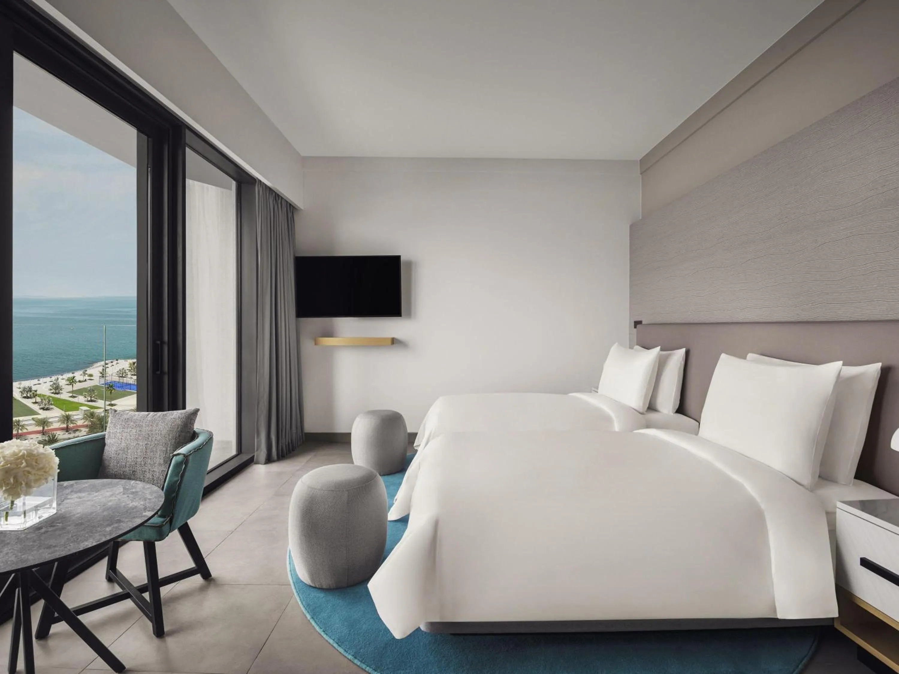 Premium Twin Room with Beach and Pool in Mövenpick Resort Al Marjan Island