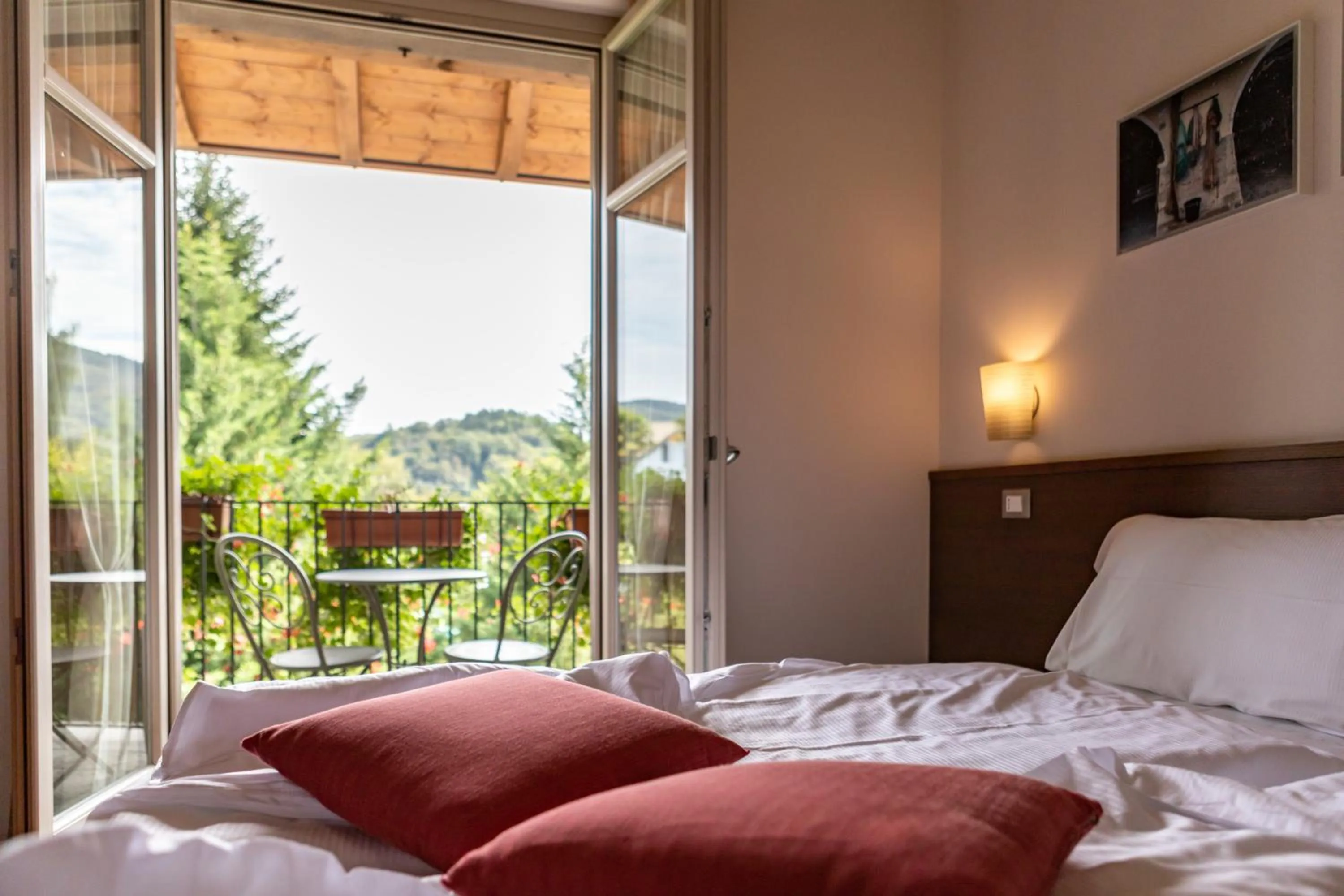 Double Room with Balcony - single occupancy in Hotel Cortese