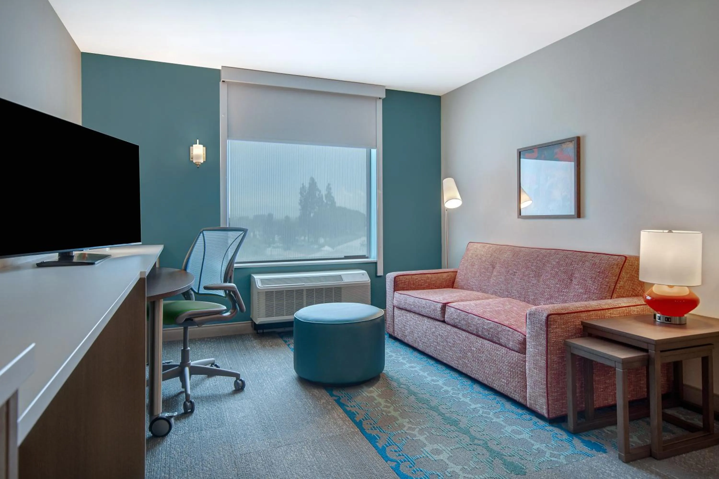 One Bedroom Queen Suite with Hearing Accessible in Home2 Suites By Hilton Garden Grove