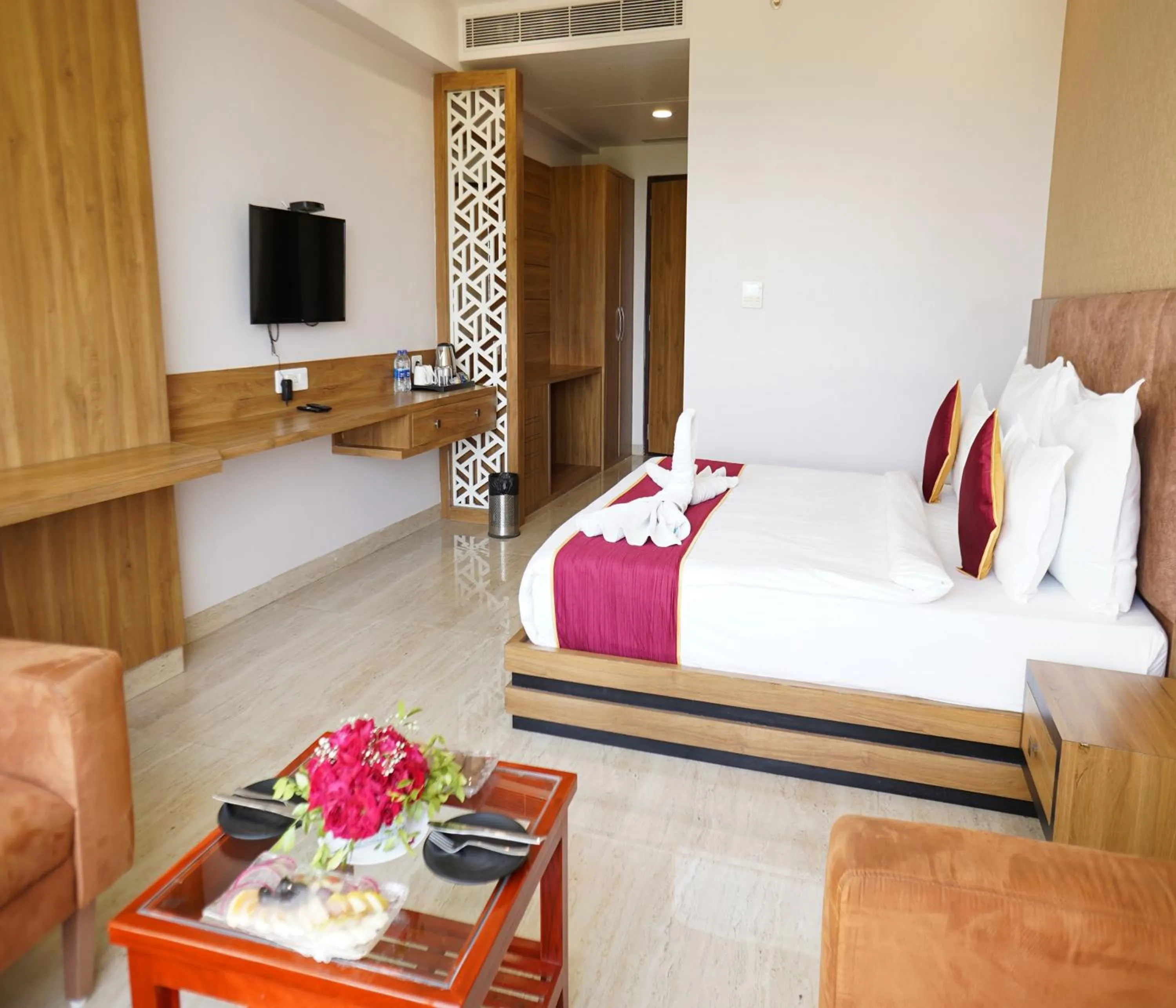 Super Deluxe Pool View in Bamboo Saa Mulberry Resort Pushkar