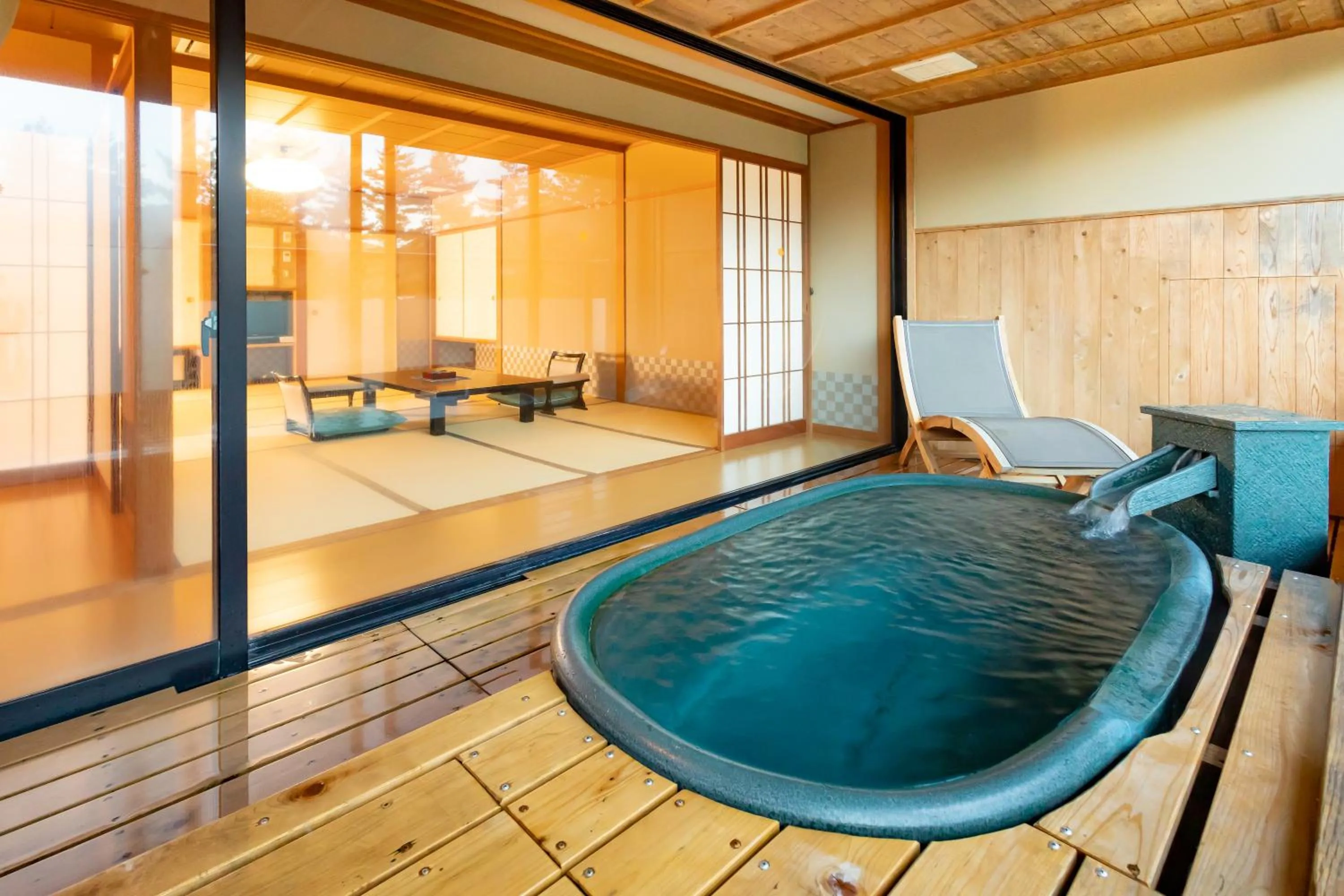 Japanese-Style Room with Open-Air Bath - single occupancy in Hotel Keisui