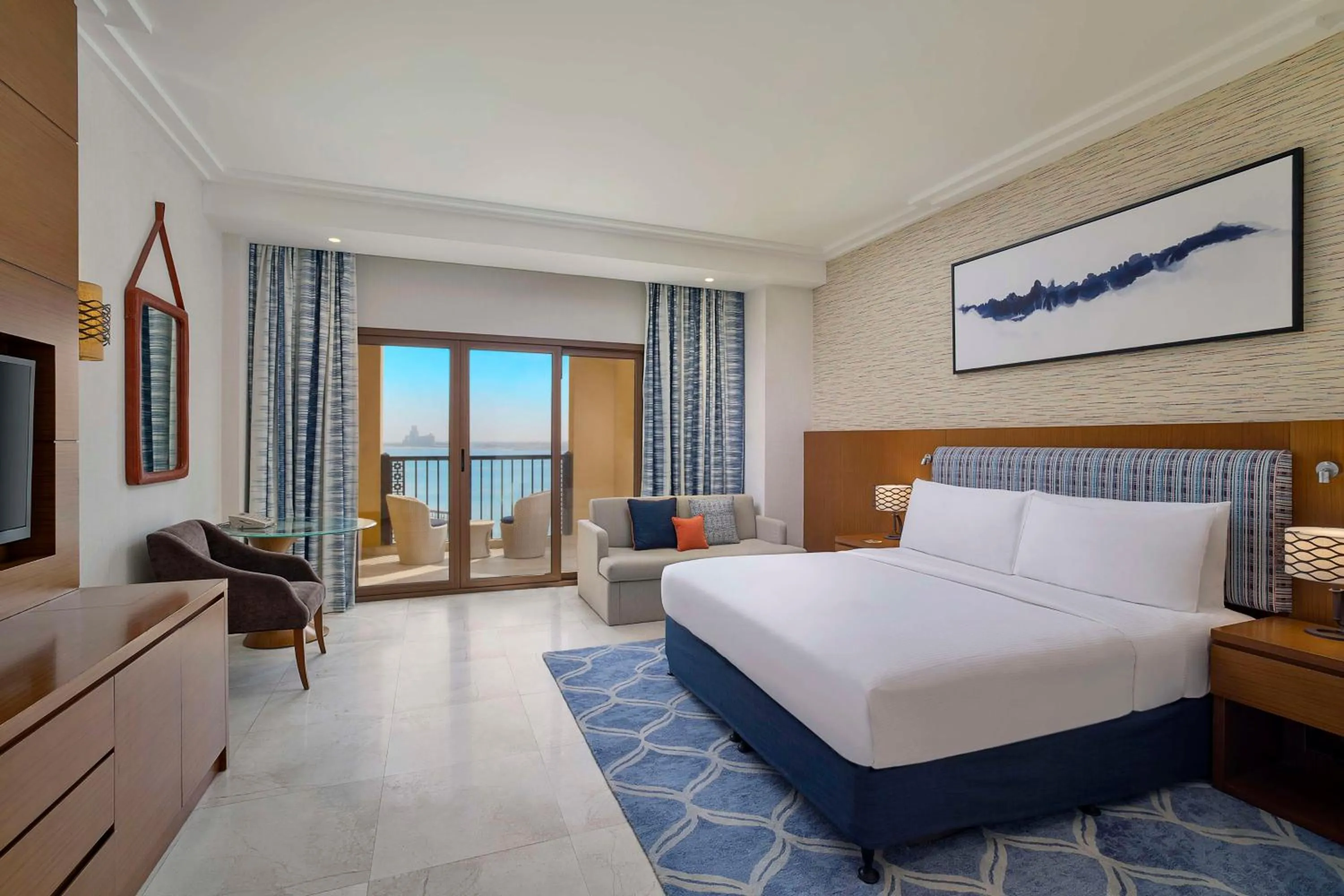 Junior King Suite with Balcony and Sea View in DoubleTree by Hilton Resort & Spa Marjan Island