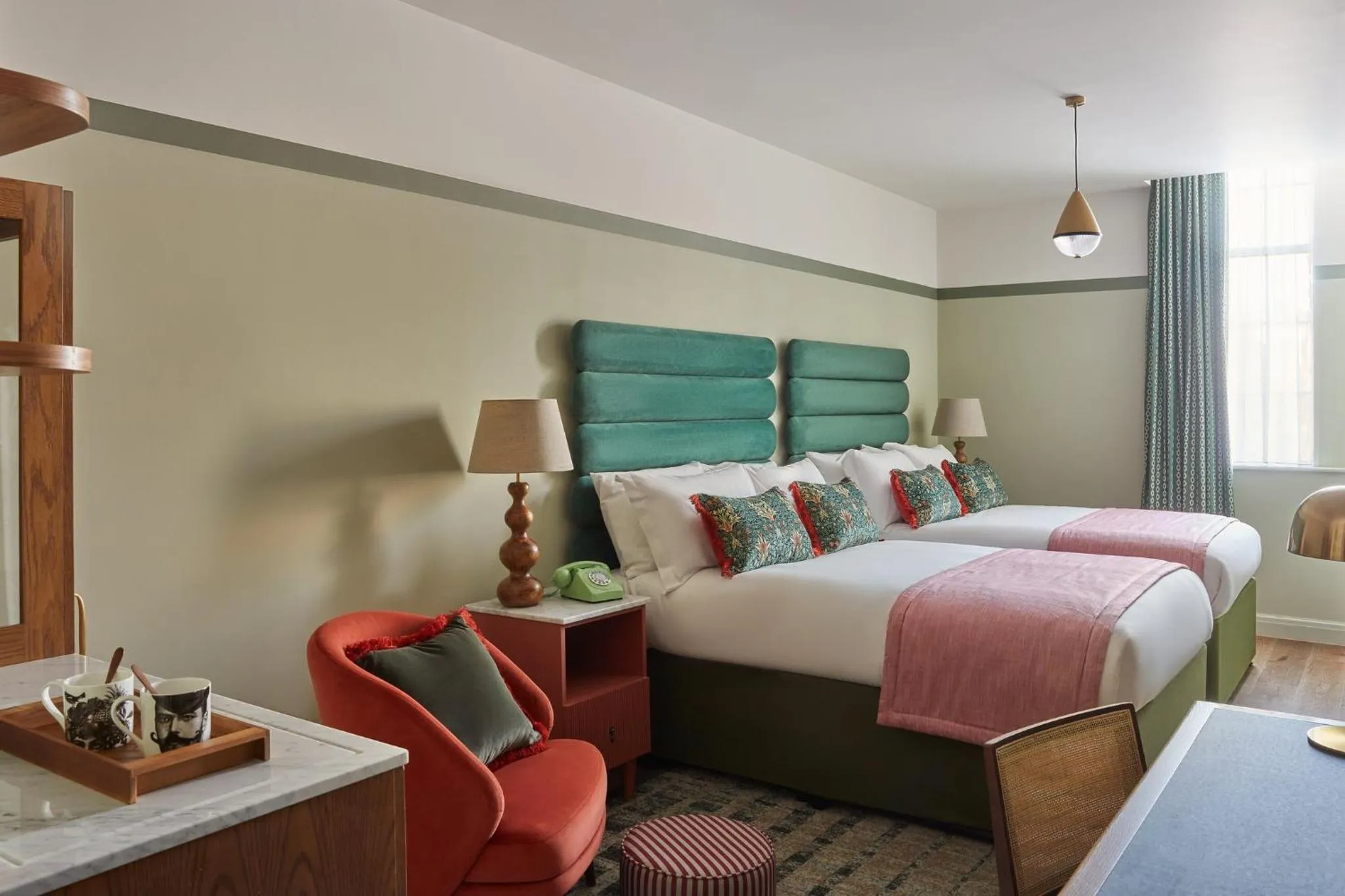 Premium Double Room with Two Double Beds in Hotel Indigo - Exeter by IHG