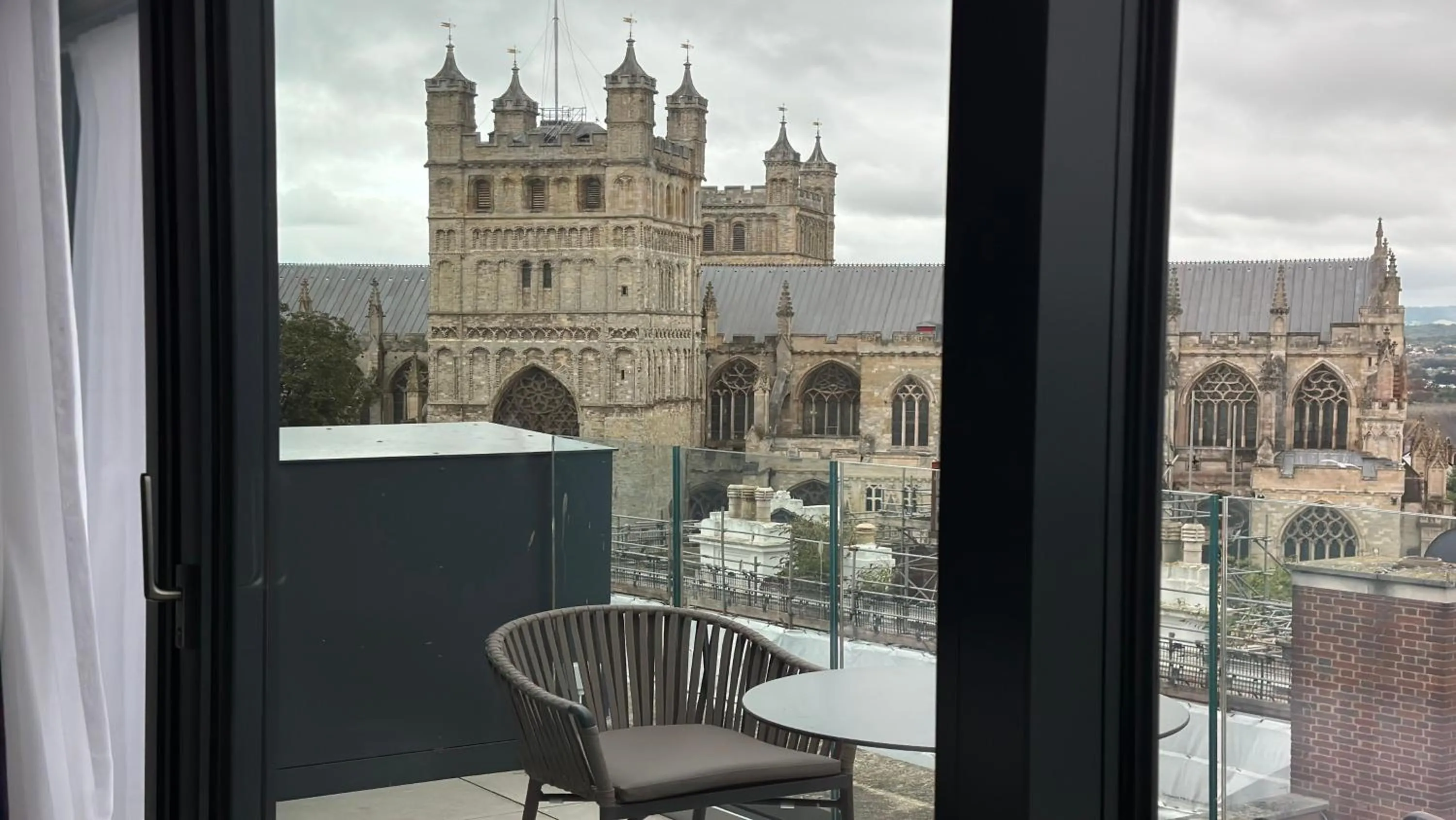 Standard King Room with Balcony and City View in Hotel Indigo - Exeter by IHG
