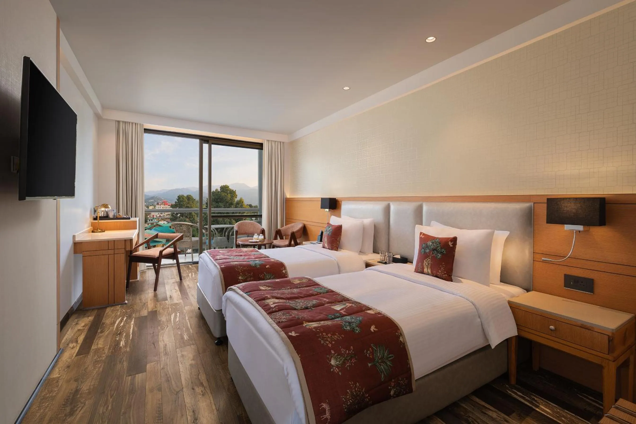 Double or Twin Room with Mountain View in INFINITEA CENTRIC DHARAMSHALA