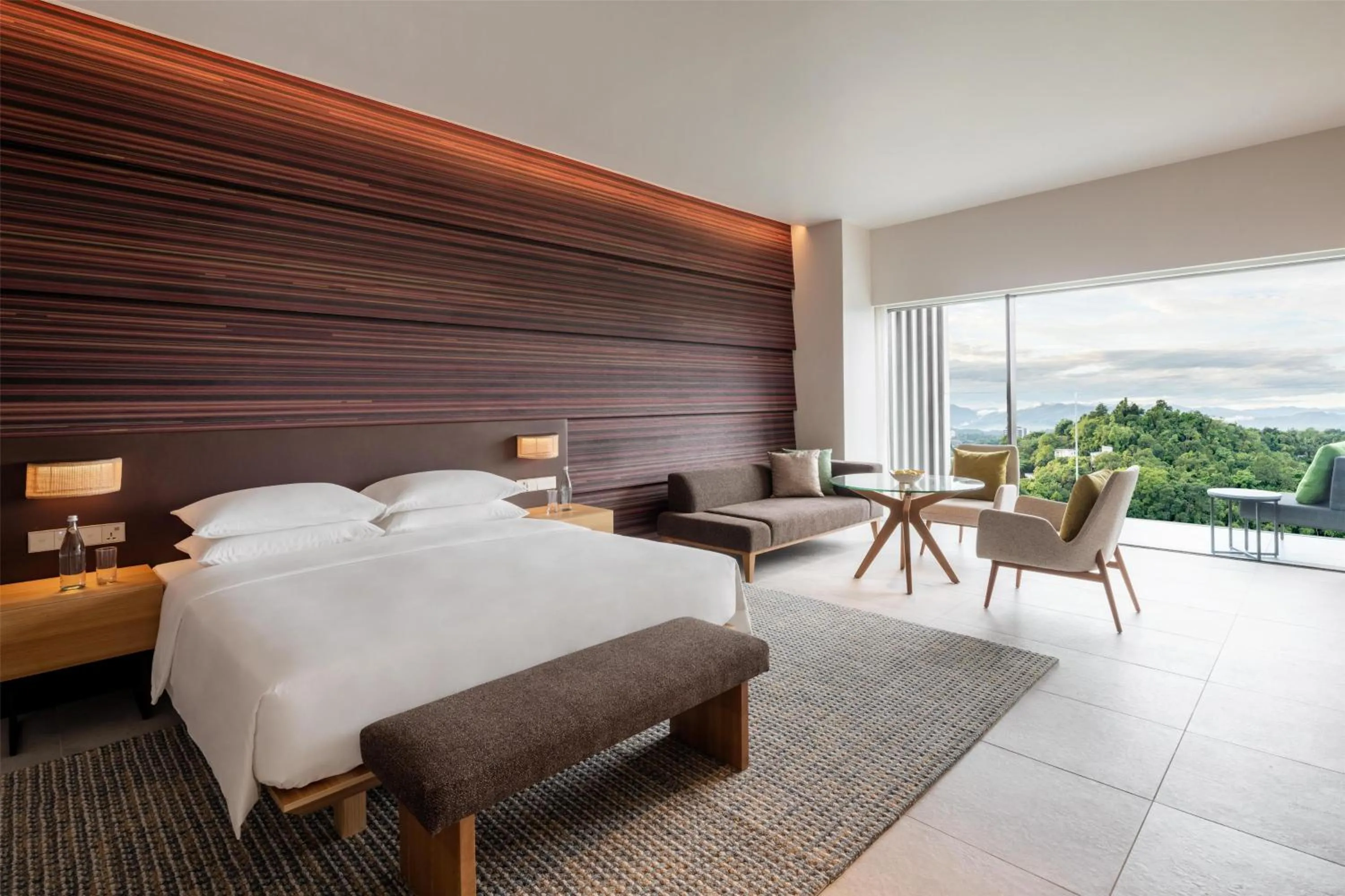 Deluxe King Room with Hill View in Hyatt Centric Kota Kinabalu